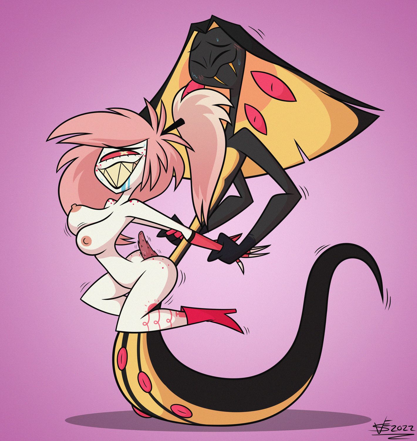 Sir Pentious Hazbin Hotel and Cherri Bomb Hazbin Hotel Nude Tits Sex