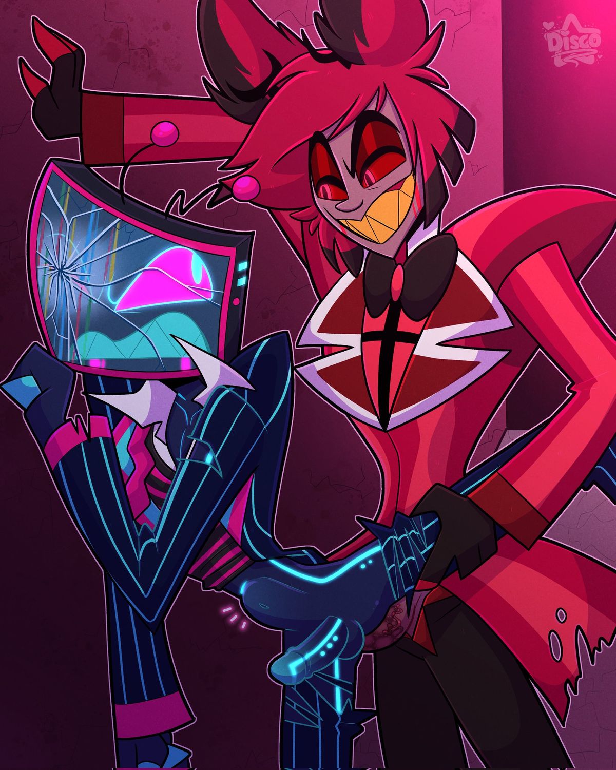 Vox Hazbin Hotel and Alastor Hazbin Hotel Xxx