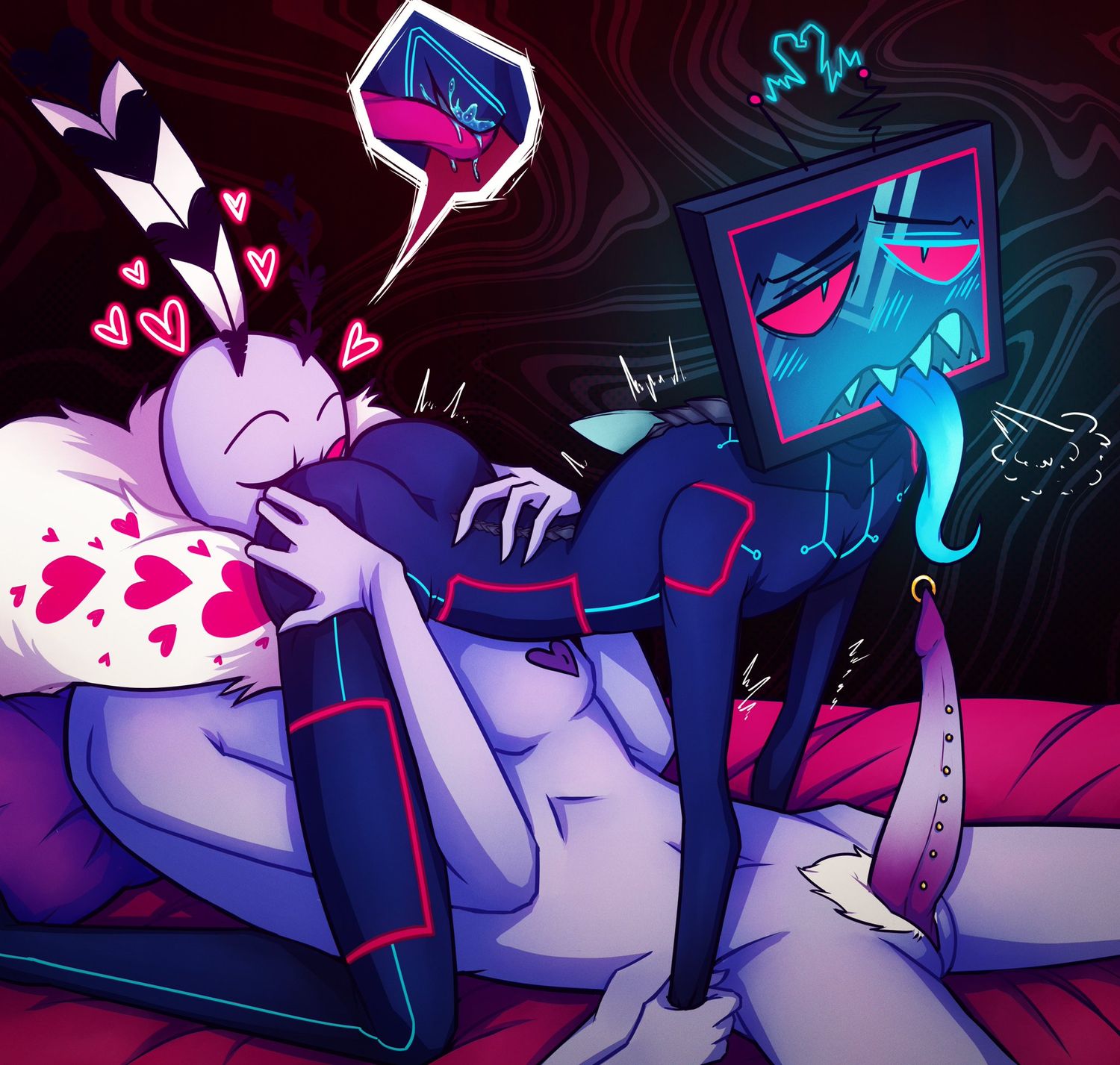 Hazbin hotel valentino x vox