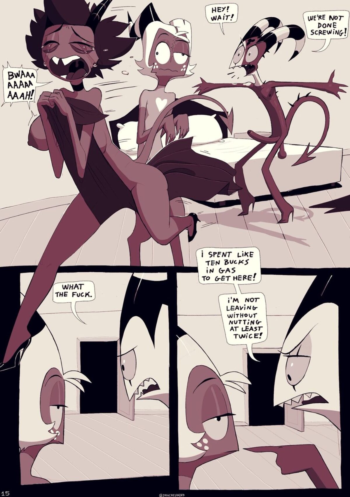 Helluva boss blitzo x moxxie