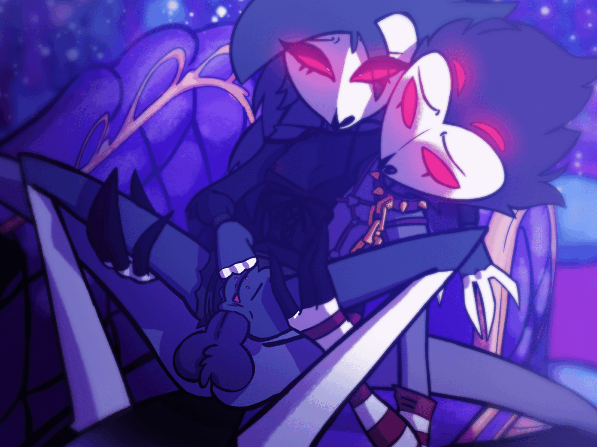 blackmore, stolas (vivzmind), helluva boss, absurd res, digital drawing (ar...