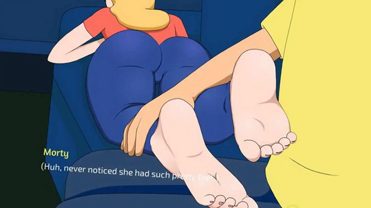 Beth Smith and Morty Smith Foot Fetish Milf Dat Ass Blonde Feet