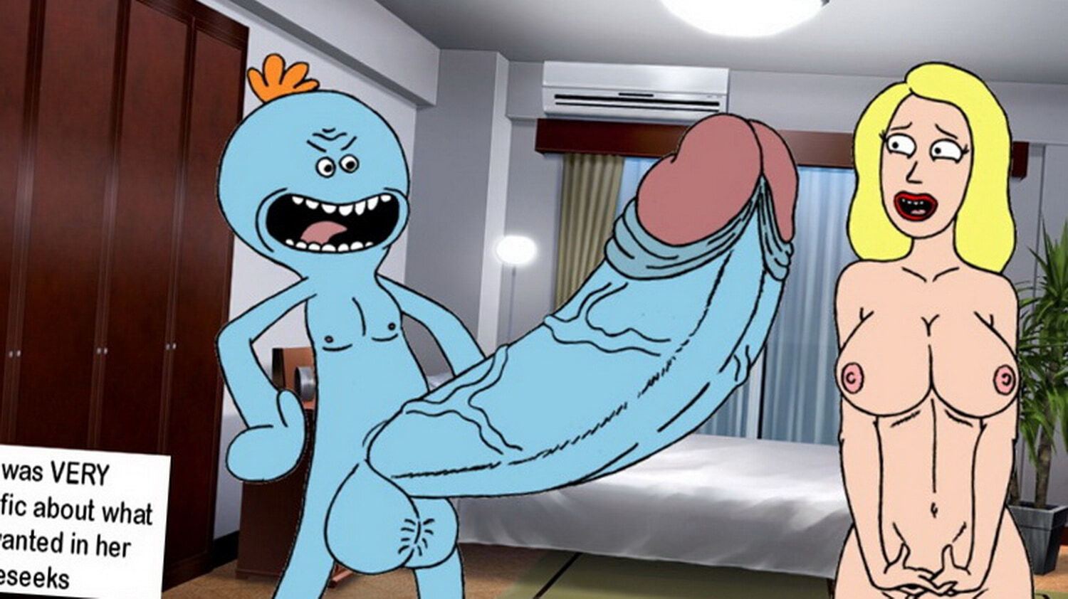 Beth Smith and Mr. Meeseeks Penis Blonde Huge Cock