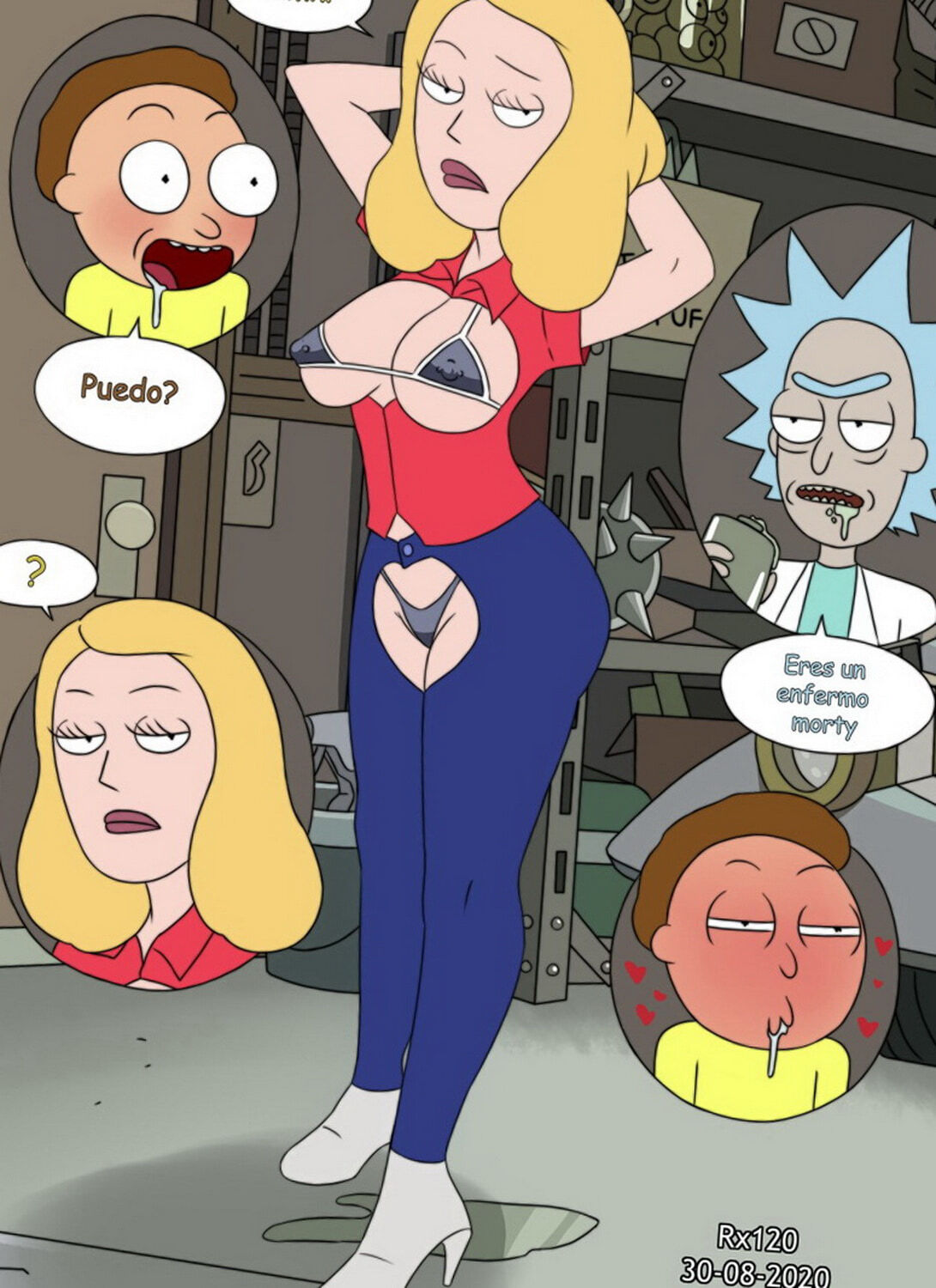 Morty Smith and Beth Smith Hentai XXX