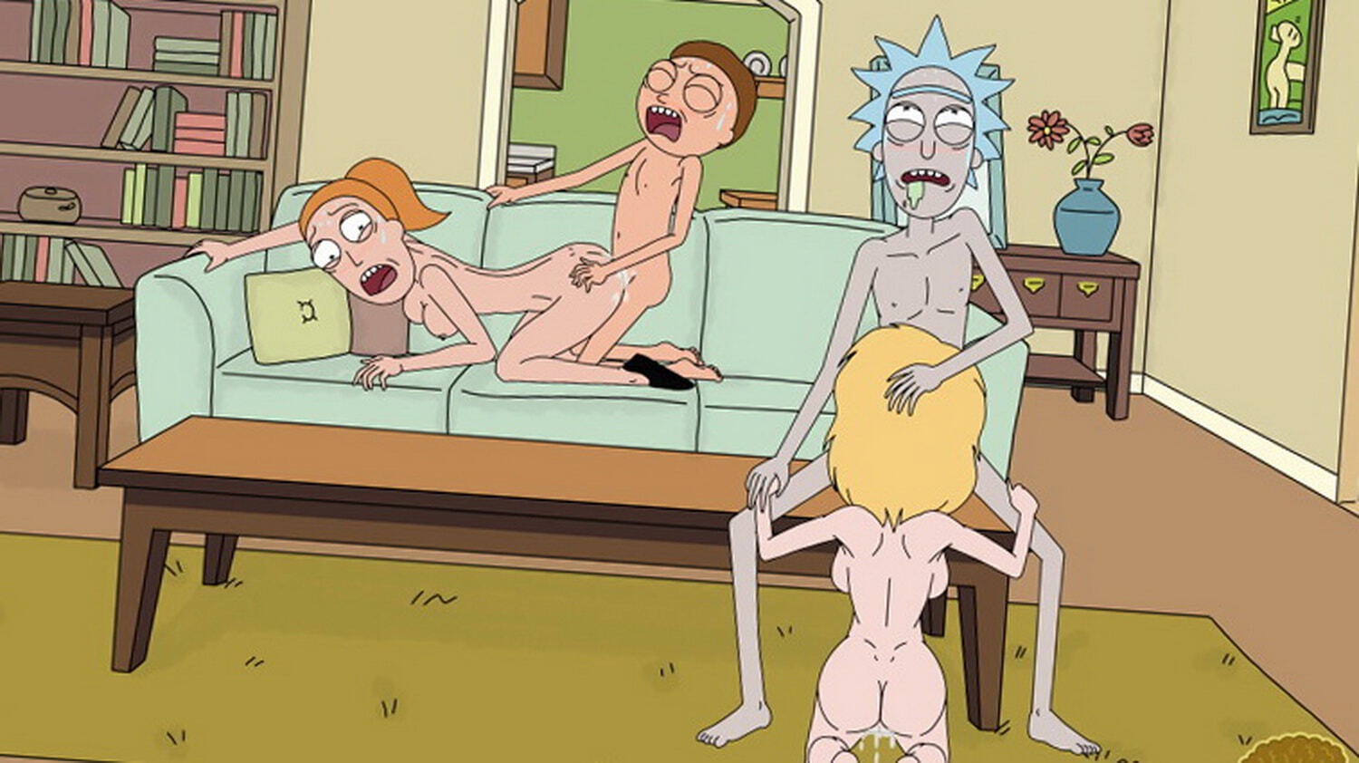 Morty Smith and Summer Smith Cum Inside Nude Male Masturbation