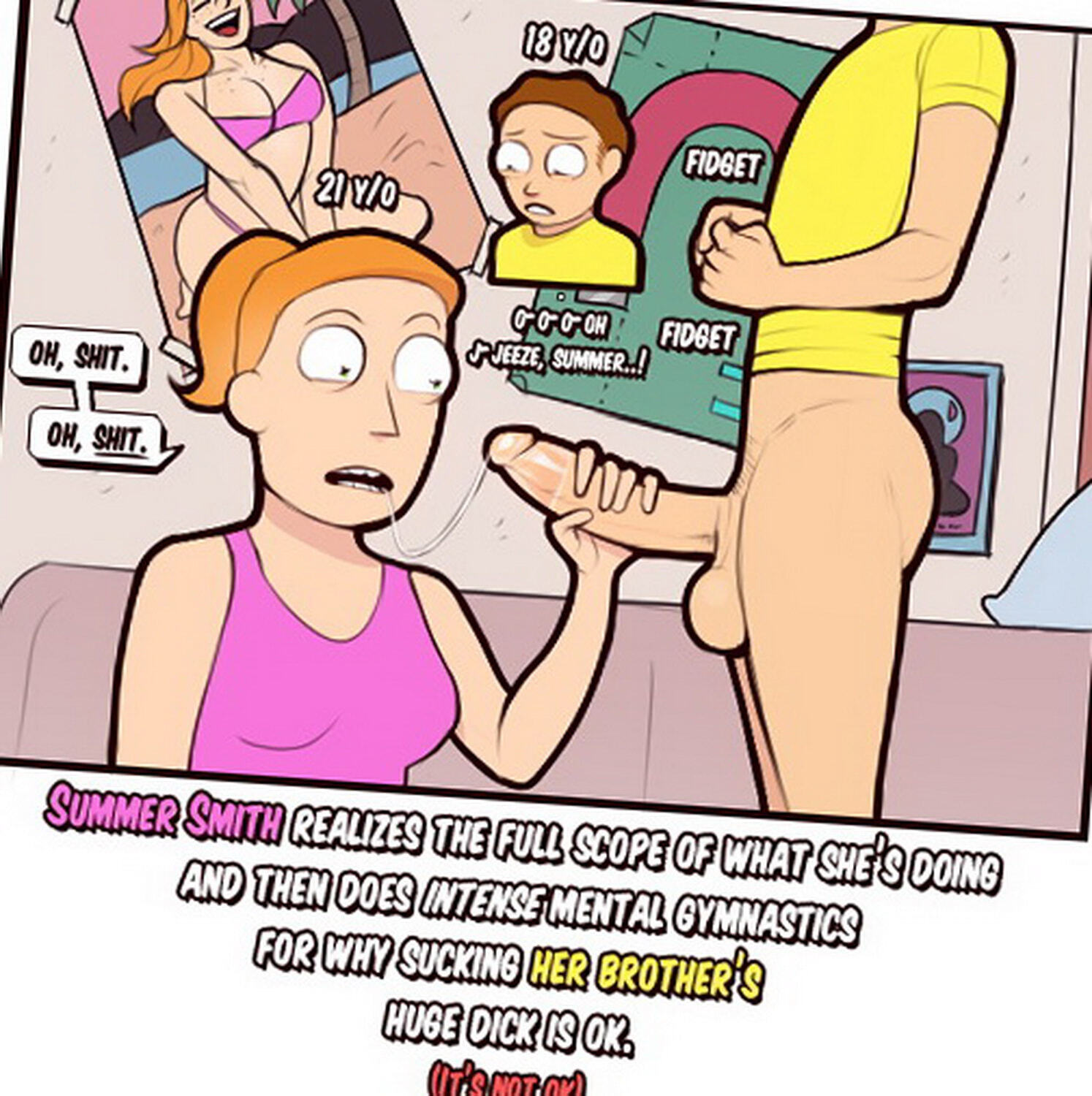 Cartoon Gigantic Cock - Morty Smith and Summer Smith Huge Cock Penis > Your Cartoon Porn