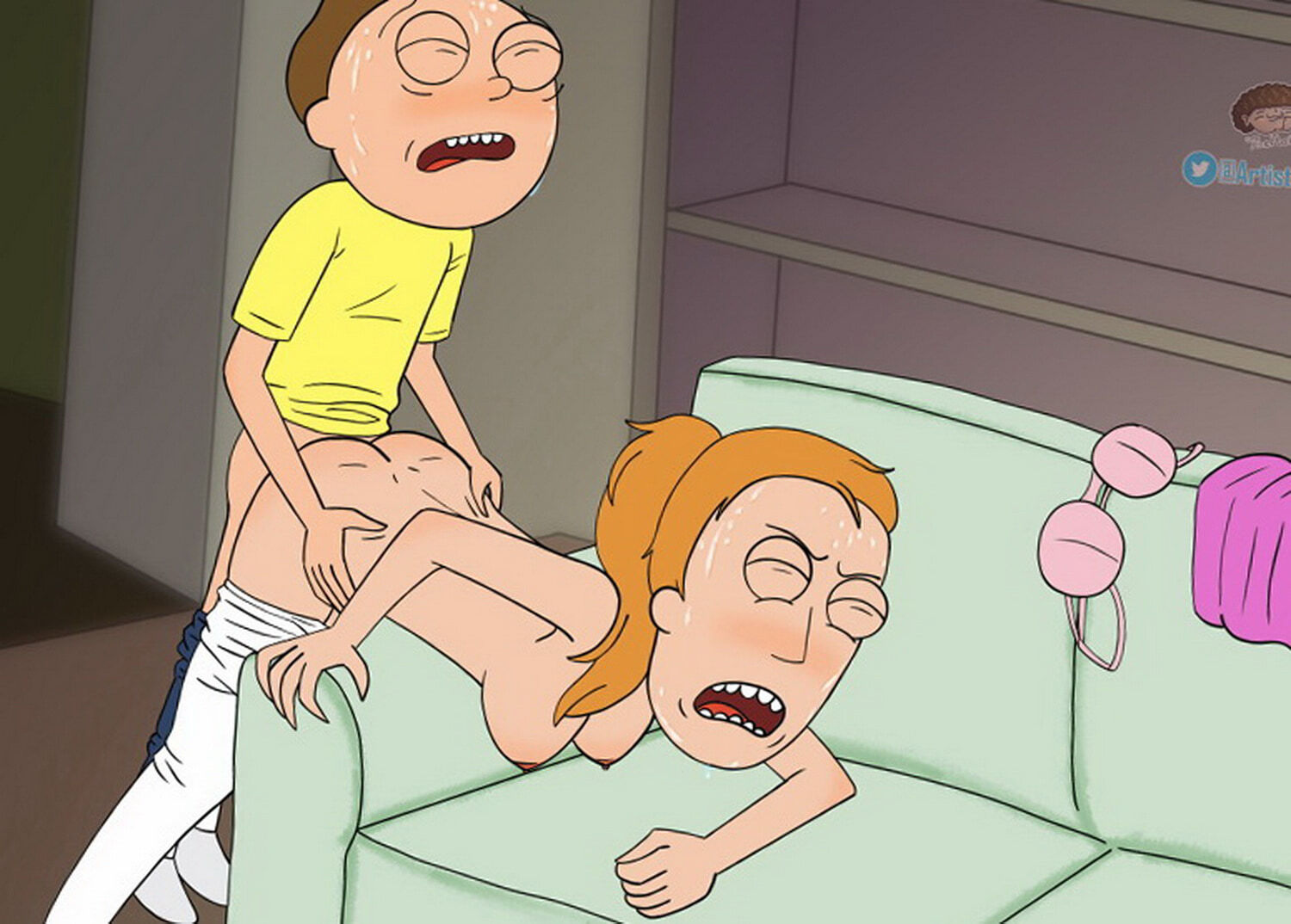 Morty Smith and Summer Smith Tits Standing Sex Nude Nude Male