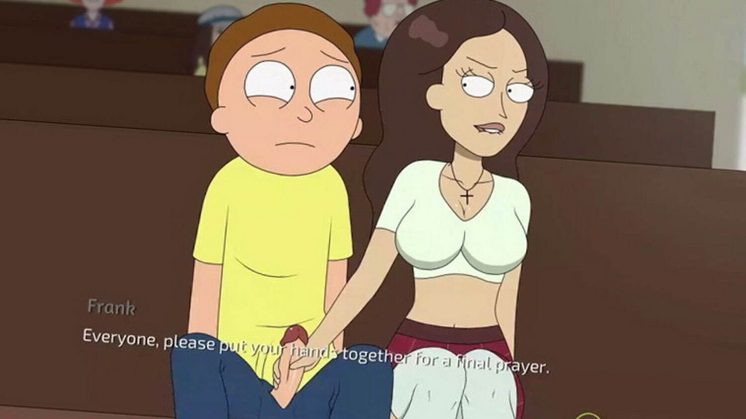 Toon Huge Boobs Pushed Together - Morty Smith Big Breast Tits Handjob Stockings Penis > Your Cartoon Porn