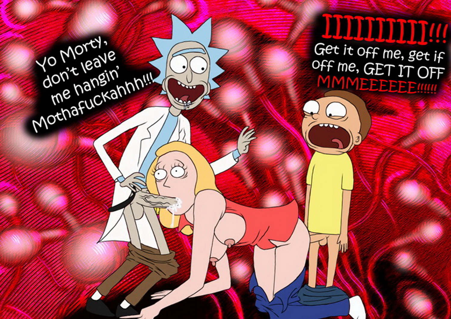 Rick Sanchez and Beth Smith Tits Doggy Style Blowjob Threesome Cum > Your  Cartoon Porn