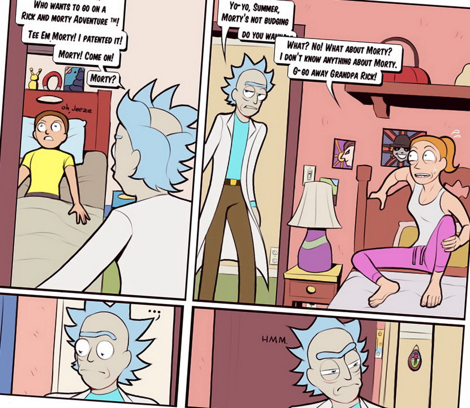 Rick Sanchez and Summer Smith XXX Hentai Famous