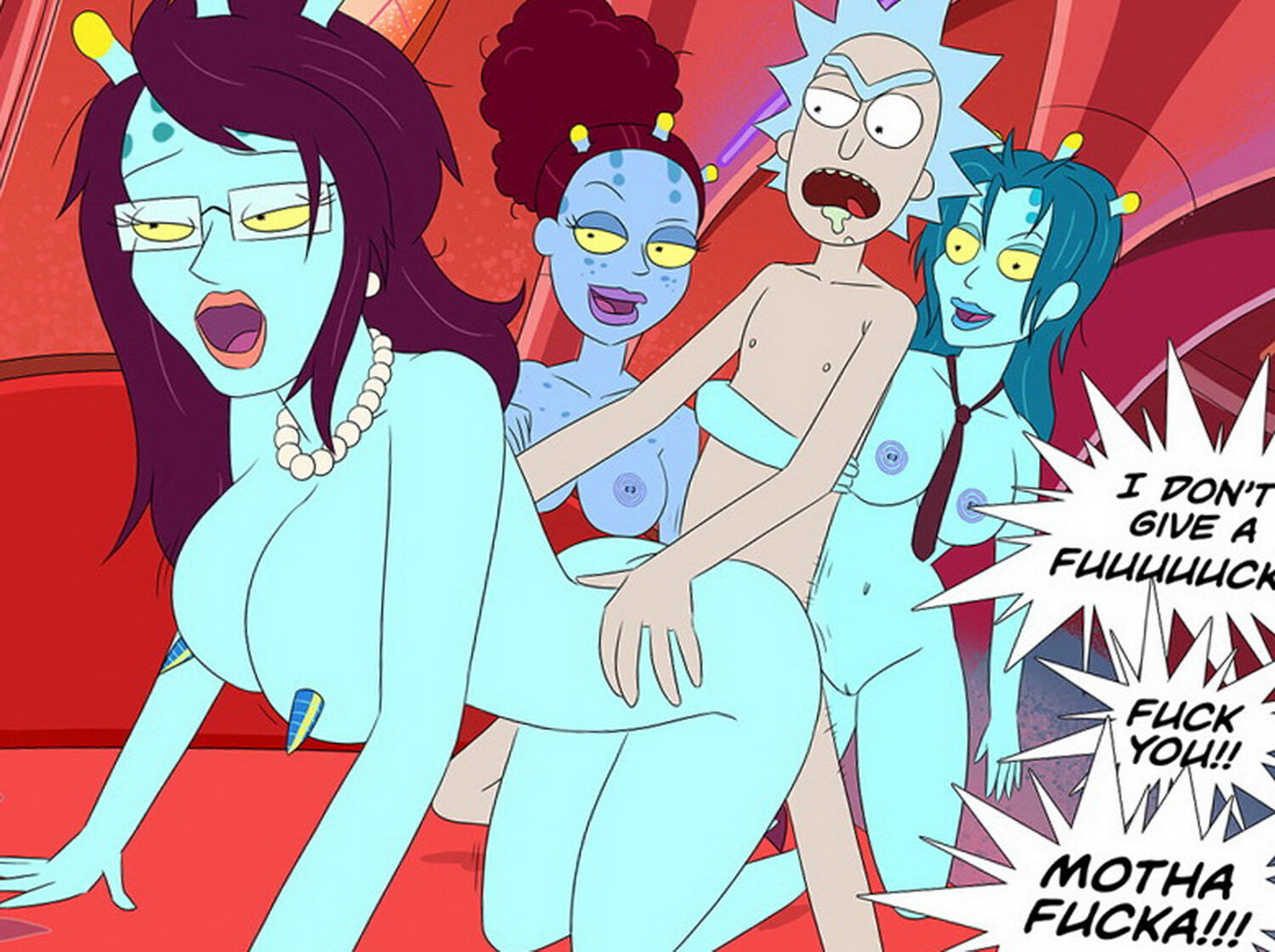 Rick Sanchez and Unity (Rick And Morty) Tits Foursome Pussy