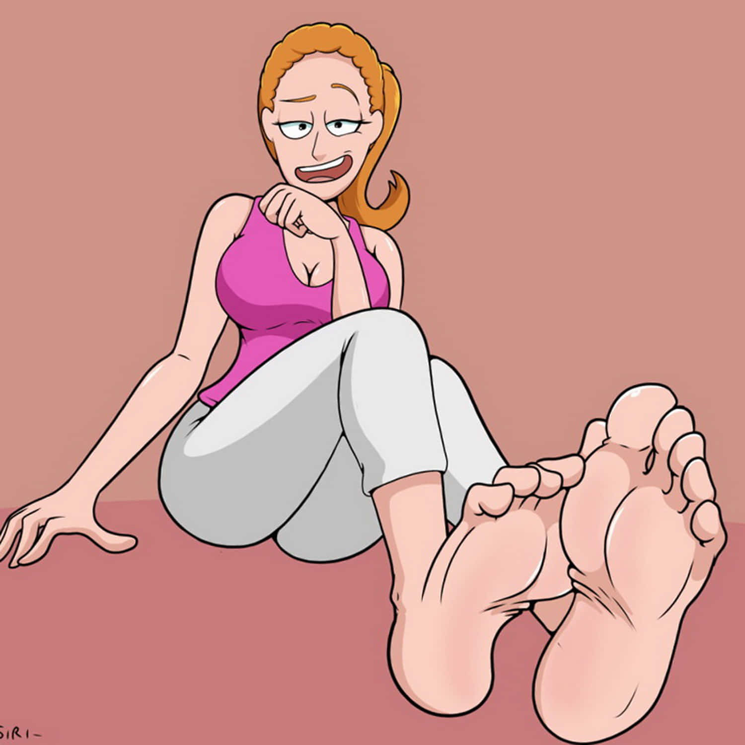 Cartoon foot fetish porn