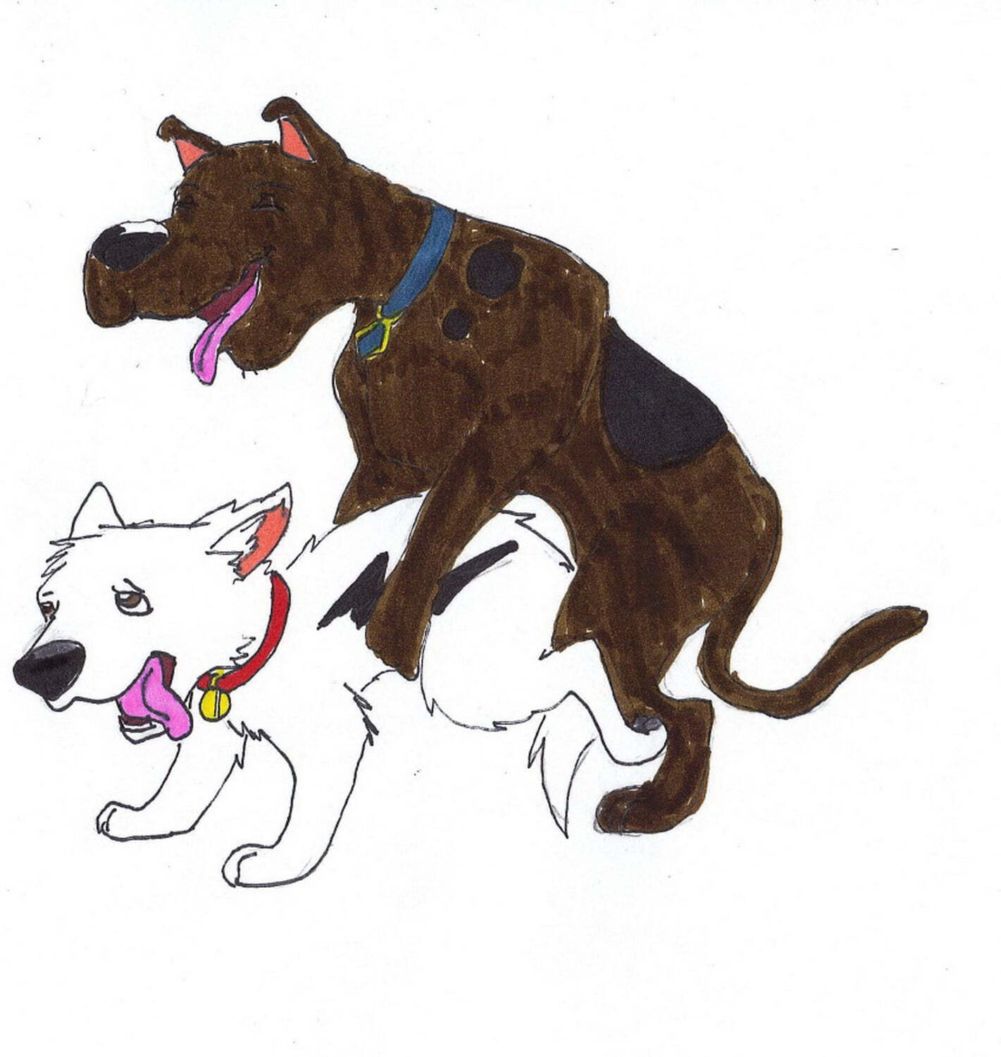 Bolt and Scooby Gay