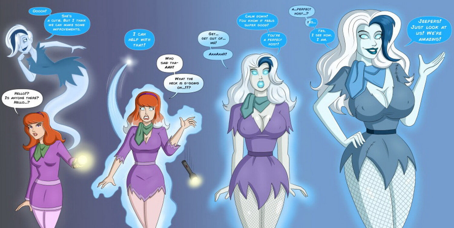 Daphne Blake and Phantasma Phantom Transformation Ghost