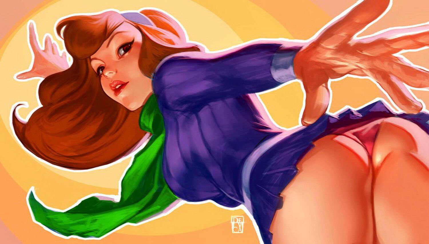 Daphne Blake Panties Female Only Upskirt Solo