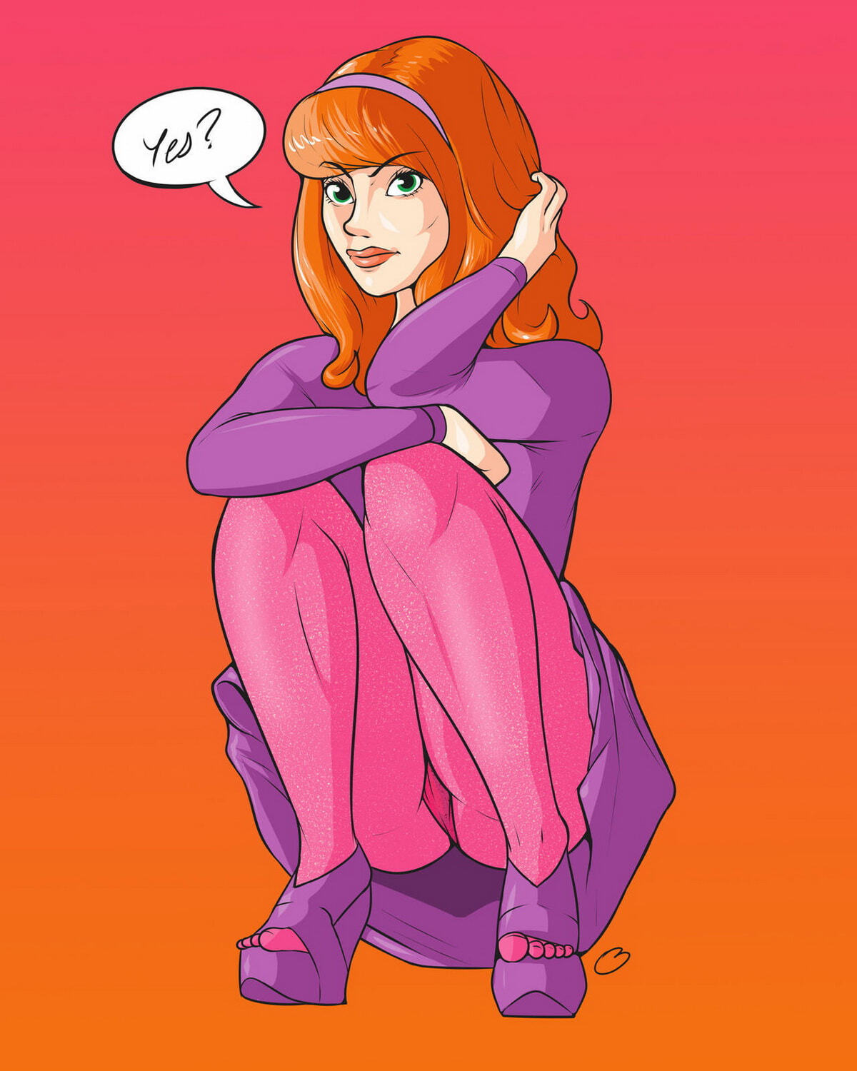 Daphne Blake Upskirt Panties