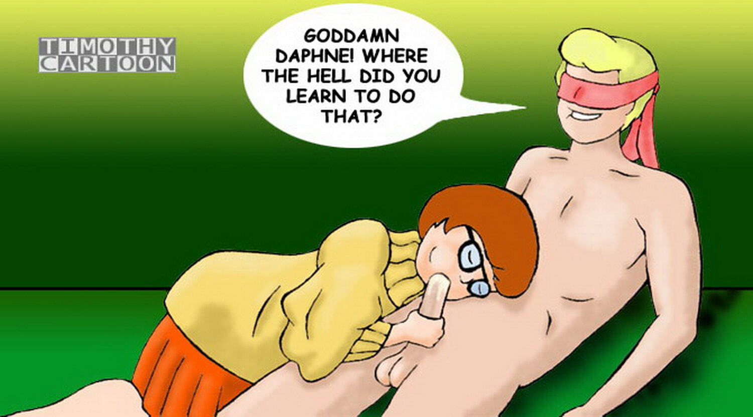 Fred Jones and Velma Dinkley Blonde Cum In Mouth