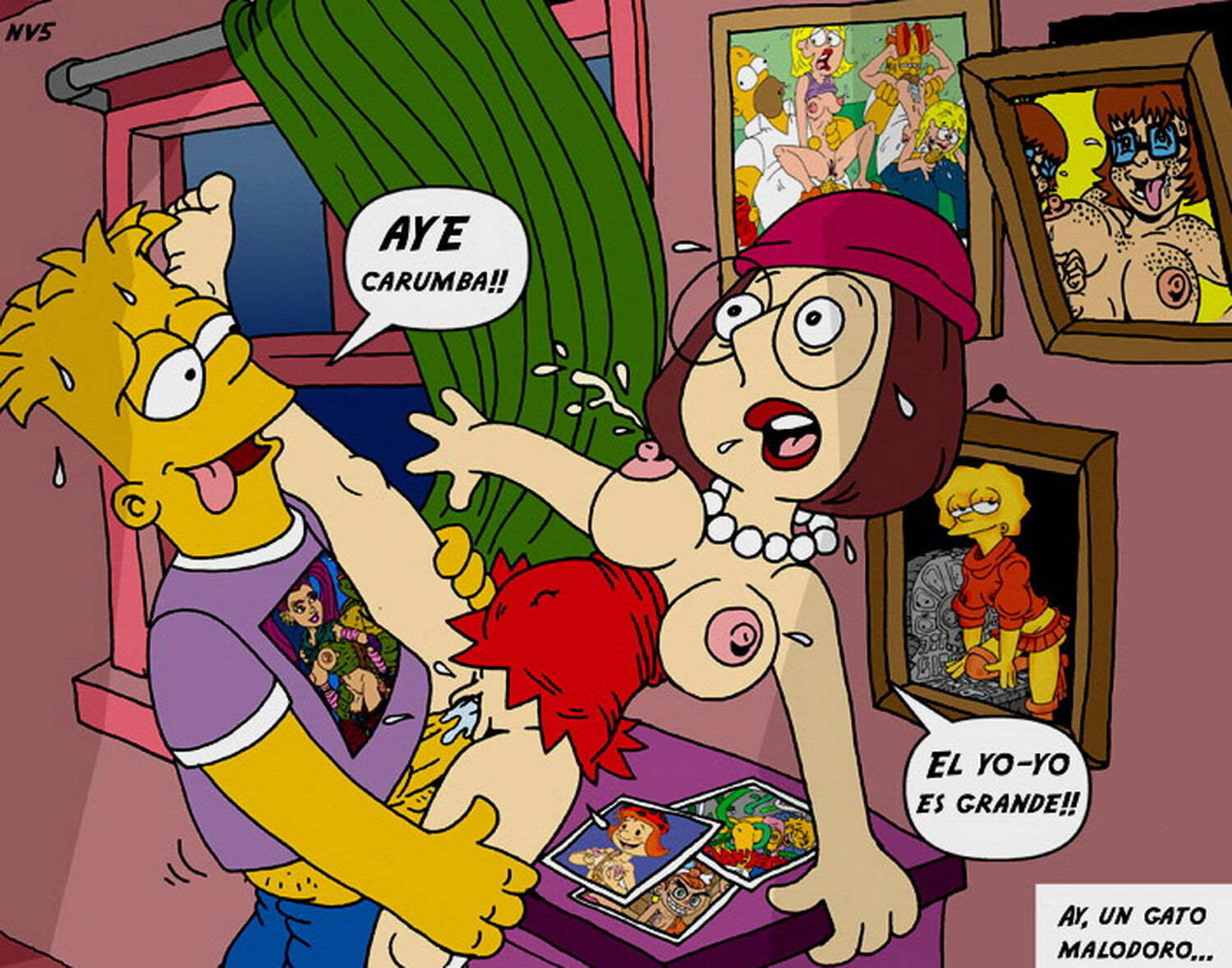 Cartoon Lactating Sex - Adult Meg Griffin and Bart Lactation Pregnant Sex > Scooby-Doo > Your Cartoon  Porn