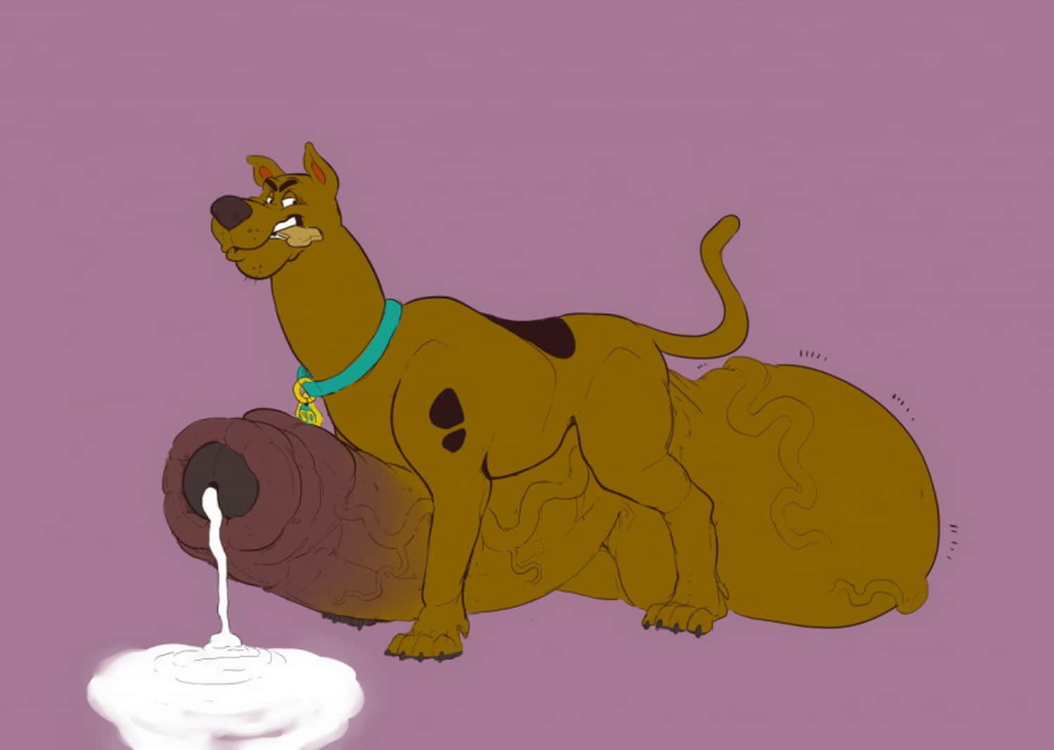 Scooby Gigantic Penis Cum Penis Huge Cock Veiny Penis Solo