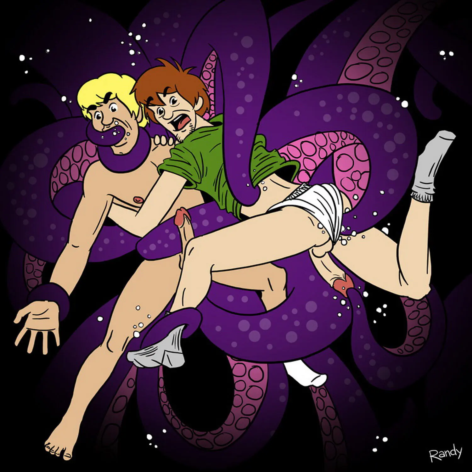 Shaggy Rogers and Fred Jones Blonde Gay Naked Facial Hair Hairy Body