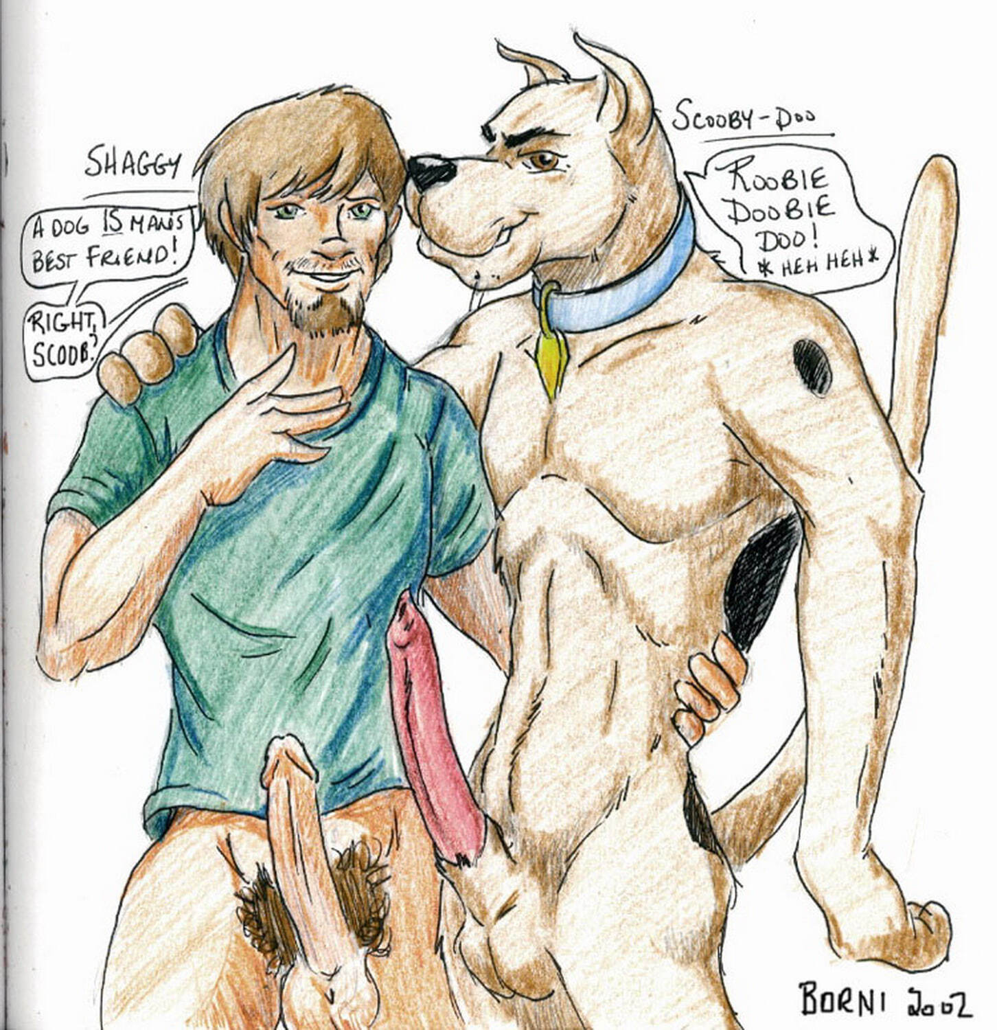 1452px x 1500px - Shaggy Rogers and Scooby Pubic Hair Furry Facial Hair Gay Penis > Your  Cartoon Porn
