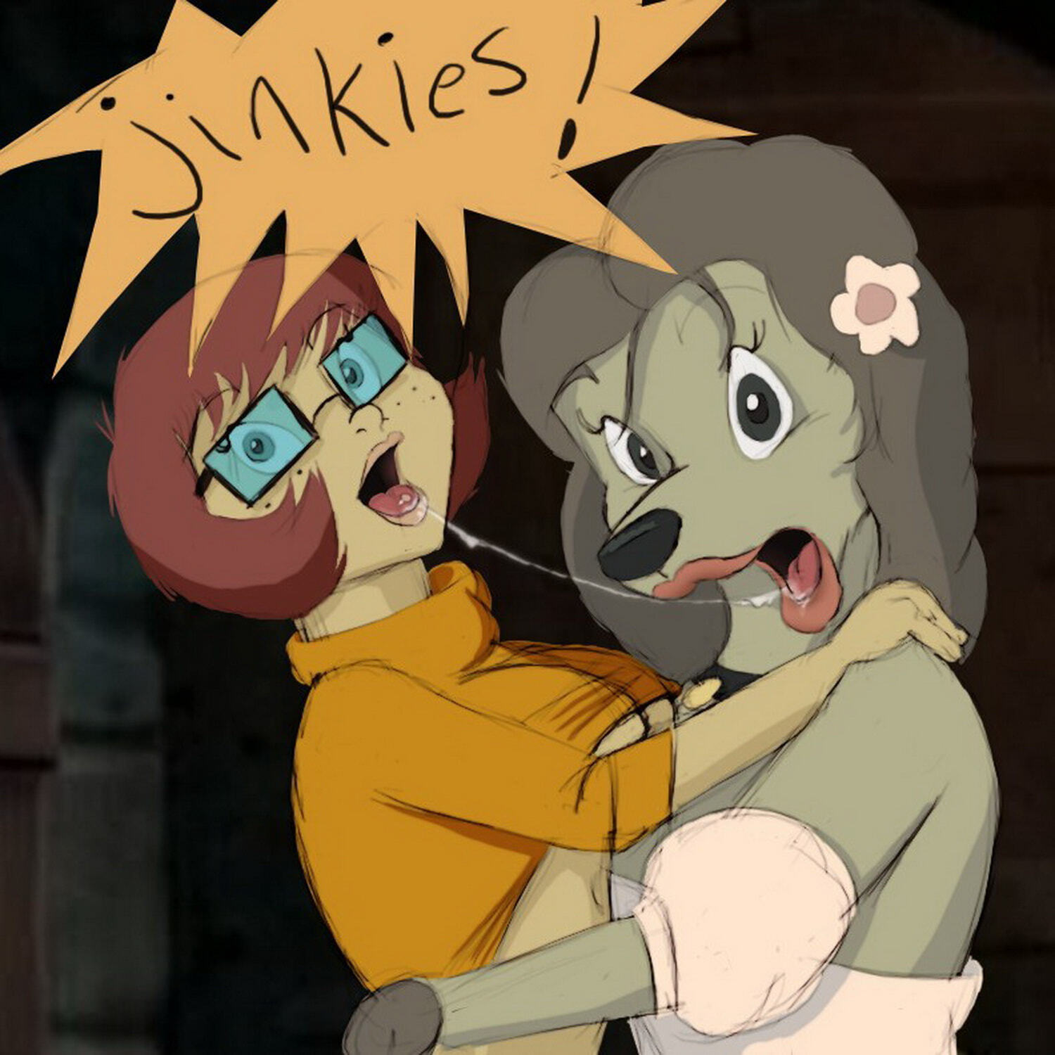 Velma Dinkley and Dixie-Doo Yuri