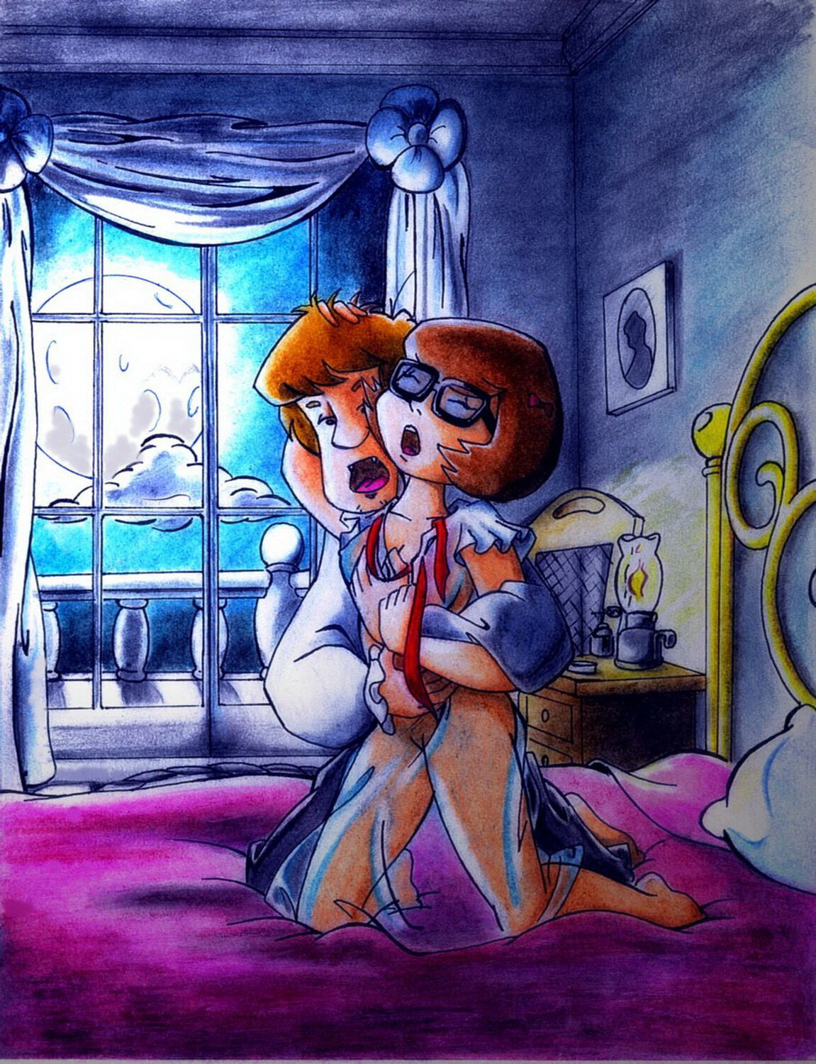 Velma Dinkley and Shaggy Rogers Hentai XXX Dirty