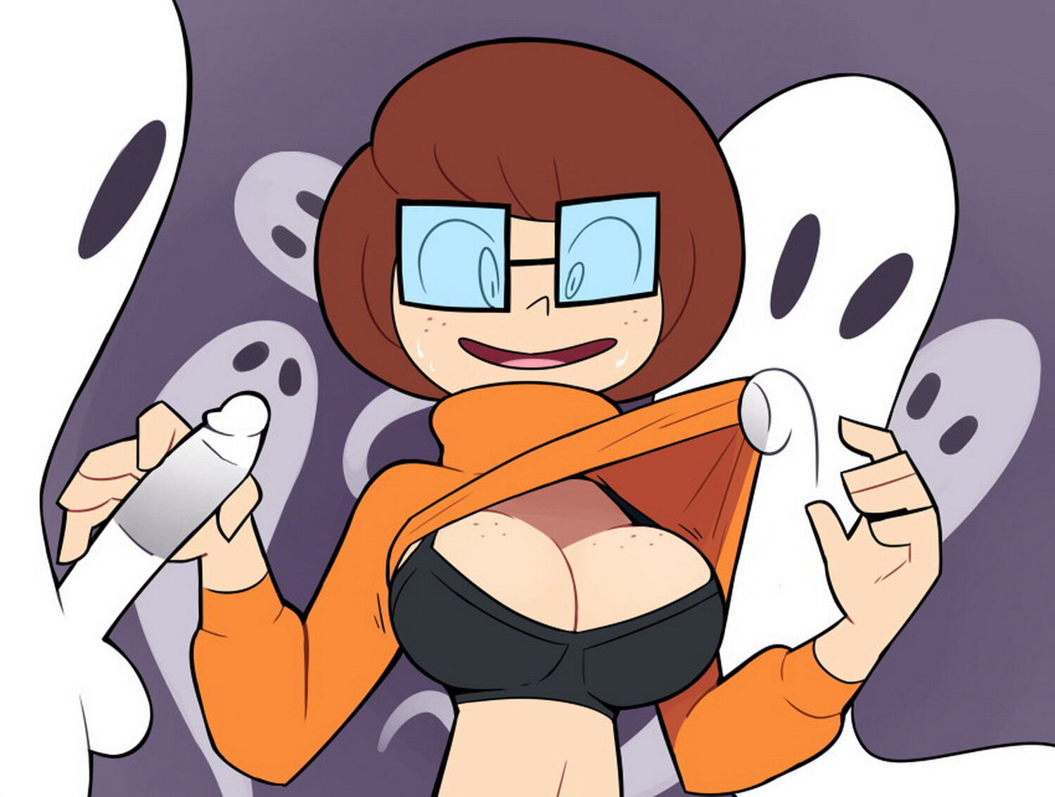 Velma Dinkley Big Breast Ghost Handjob Tits Penis