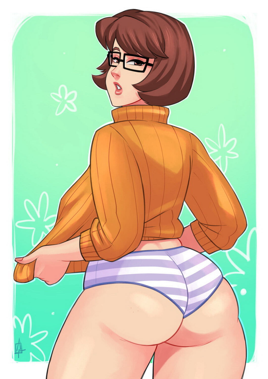 Female Panty Ass Porn - Velma Dinkley Dat Ass Panties Huge Ass Female Only Posing Solo > Your  Cartoon Porn