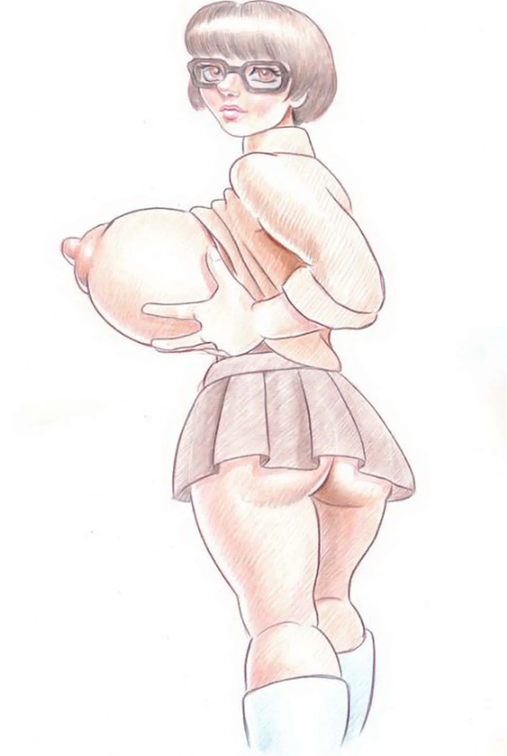 Velma Dinkley Hentai XXX Art Drawing