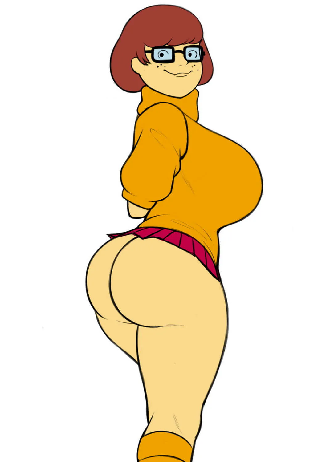 Velma Dinkley Solo Female Only Busty Chubby Huge Ass Round Ass