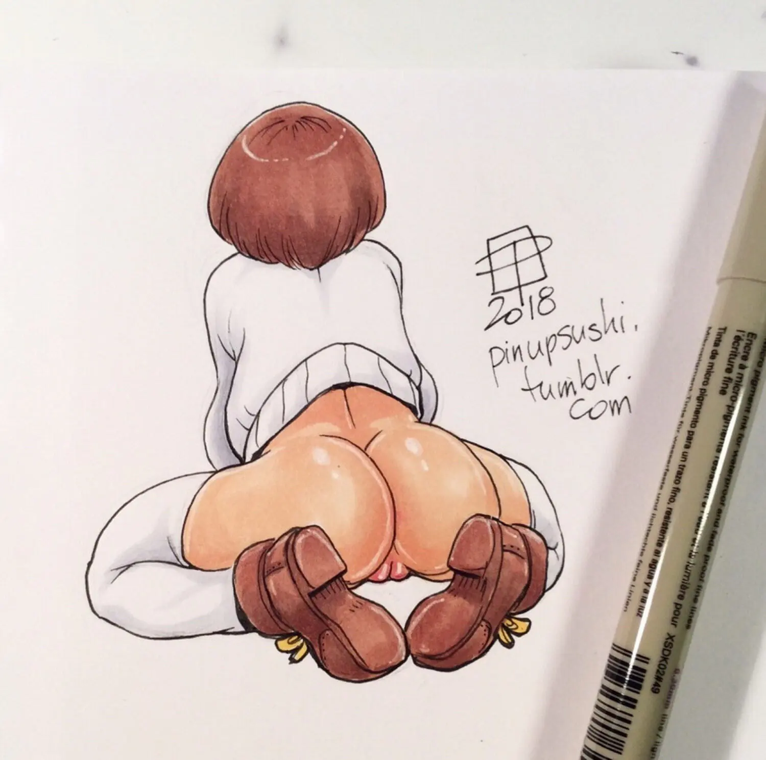 Velma Dinkley Vagina Solo Stockings Pussy Female Only Dat Ass