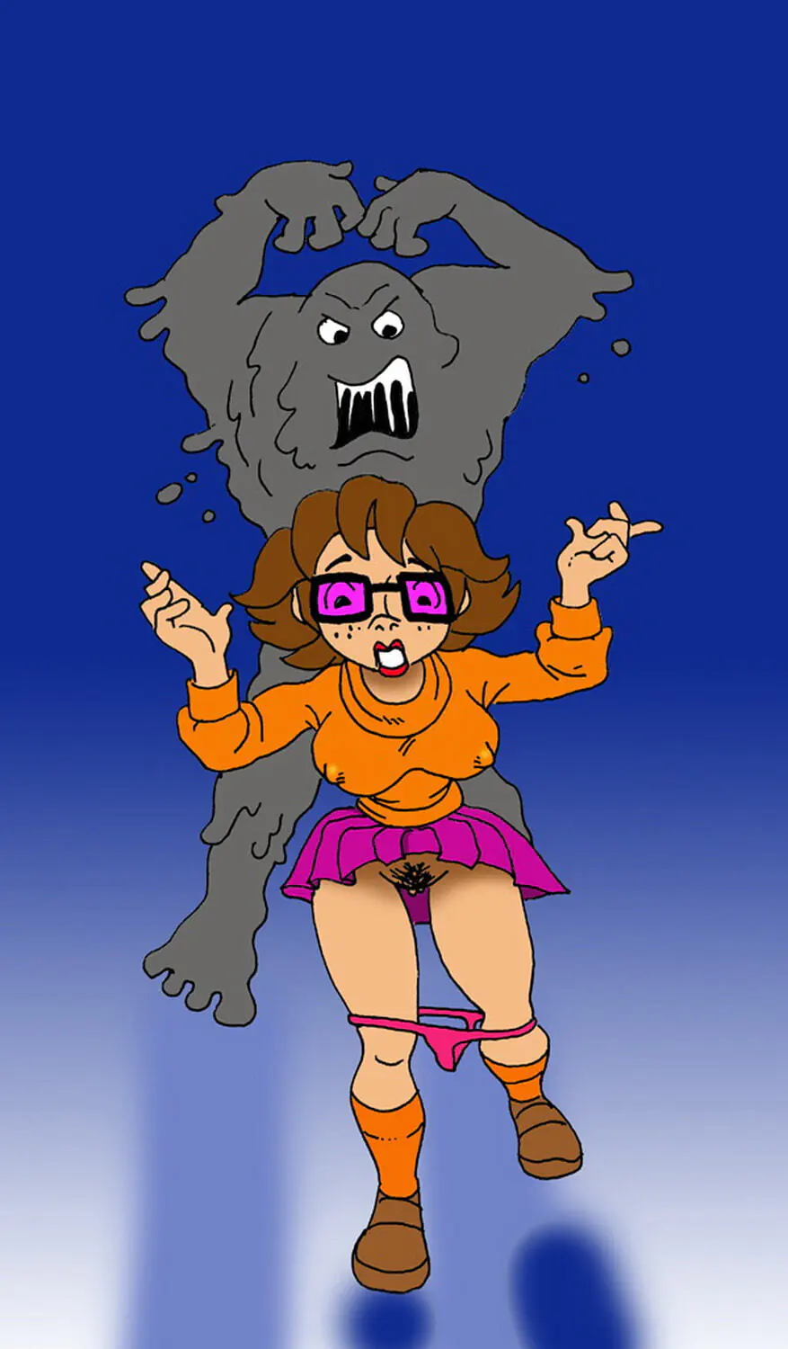 Velma Dinkley XXX Hentai Horny Parody