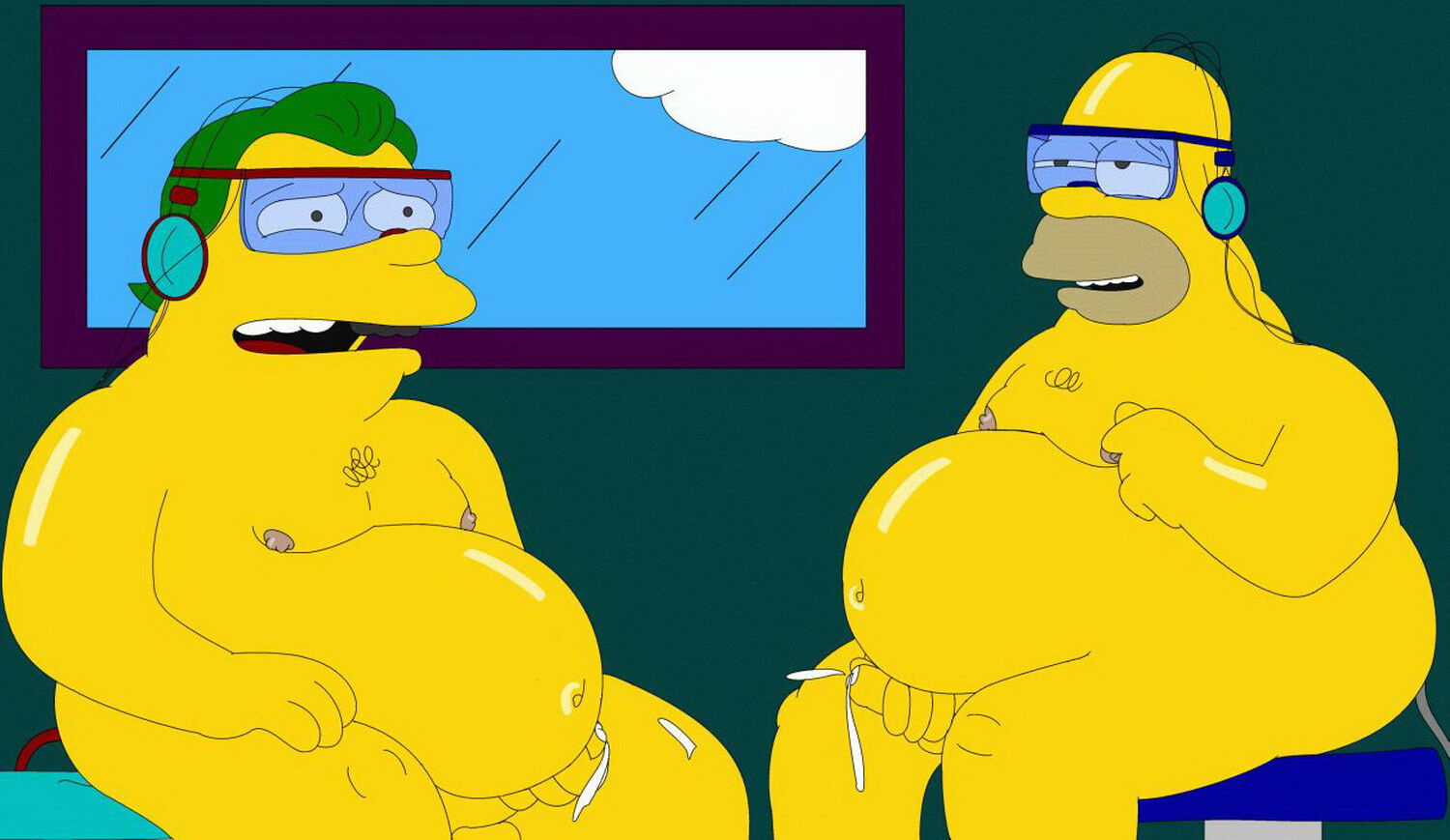 Luscious Homer Simpson and Barney Gumble in Your Cartoon Porn gallery. 