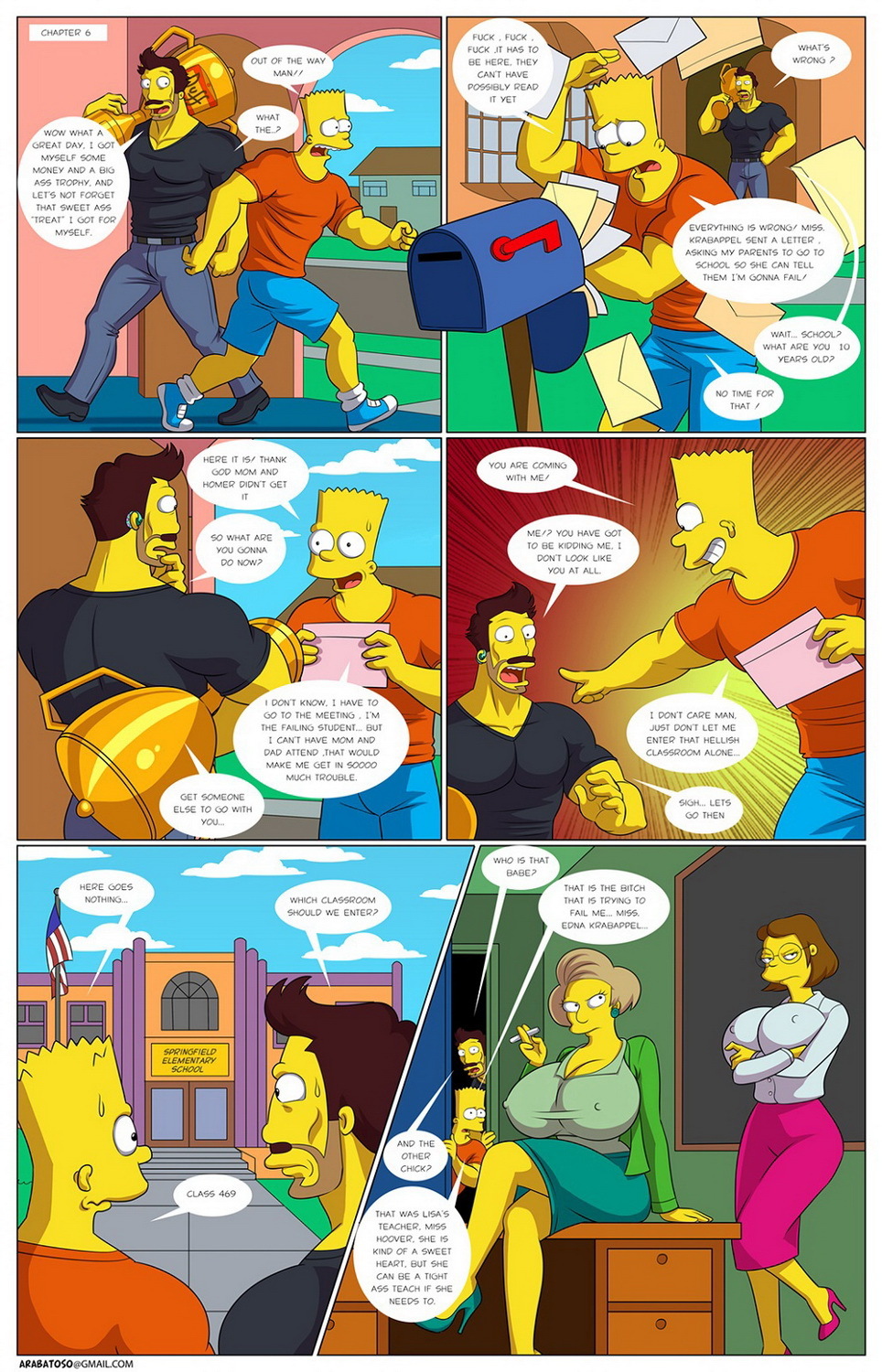 Bart Simpson and Elizabeth Hoover XXX Hentai < Your Cartoon Porn