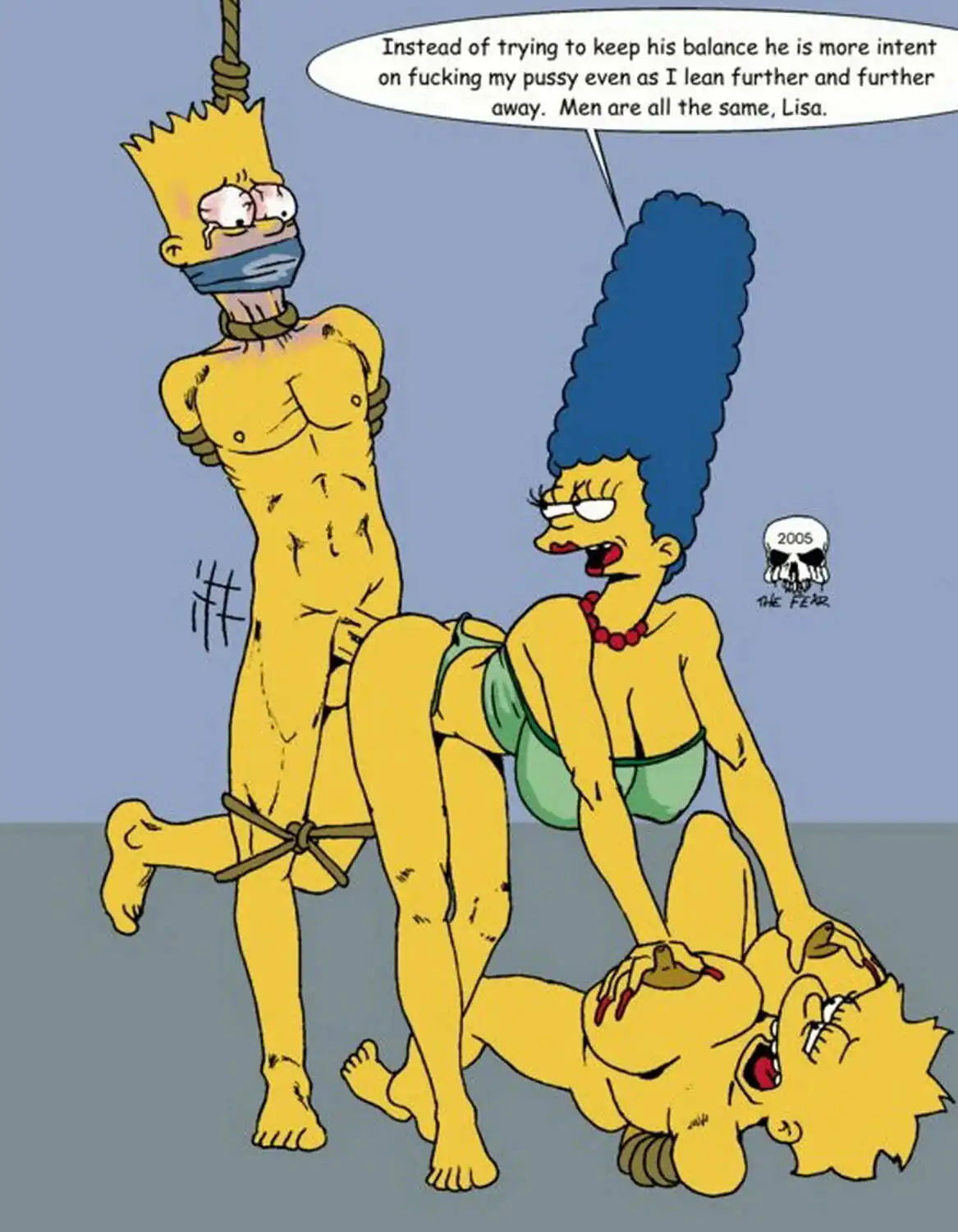 Bart Simpson and Lisa Simpson Bondage Femdom Tits Your Cartoon Porn.