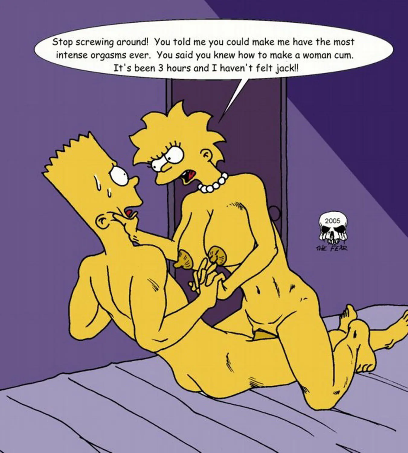 Bart Simpson and Lisa Simpson Femdom
