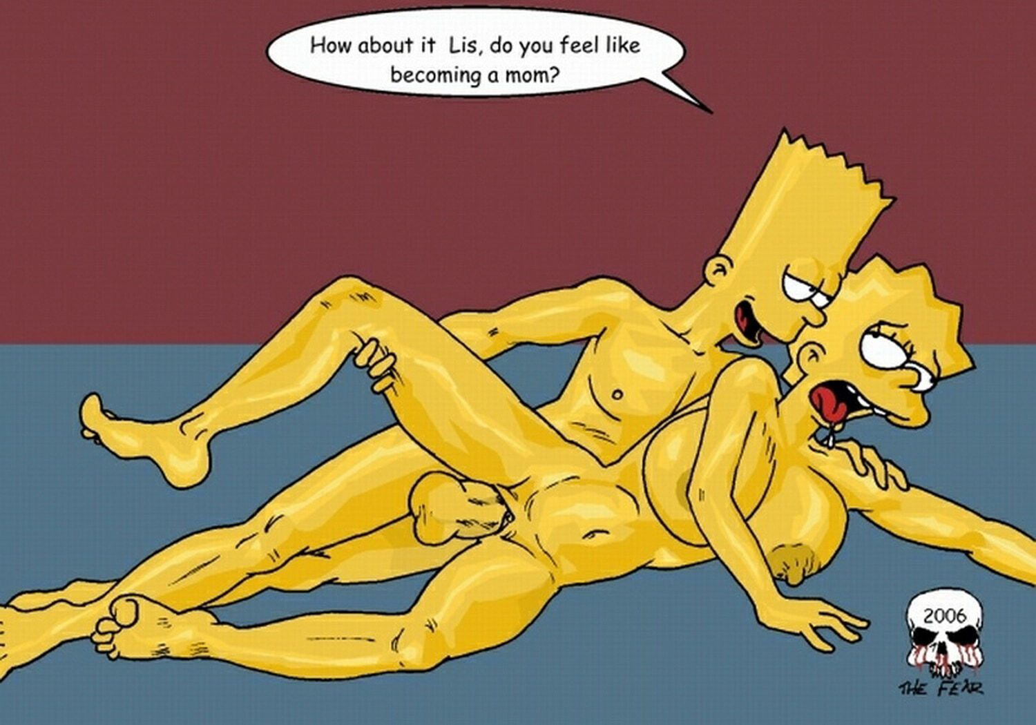Bart Simpson and Lisa Simpson Hentai XXX.