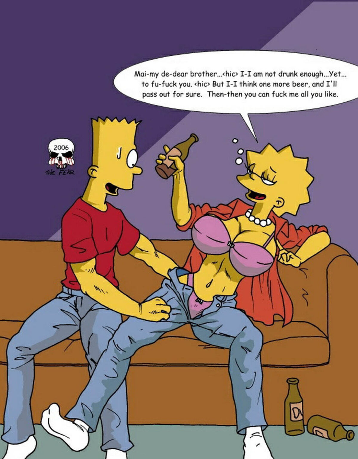 liza and bard simson sex Bart Simpson and Lisa Simpson Tits Panties Drunk Sex < Your Cartoon Porn