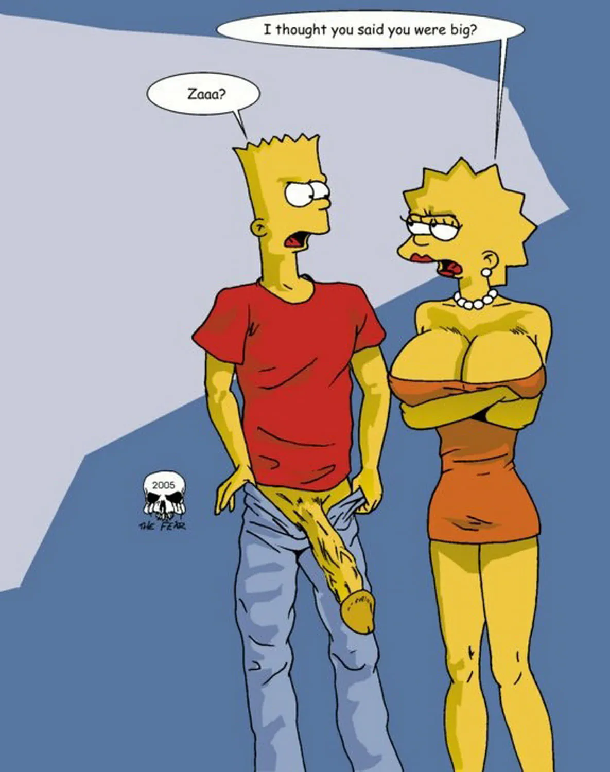 Bart Simpson and Lisa Simpson XXX Hentai Drawing