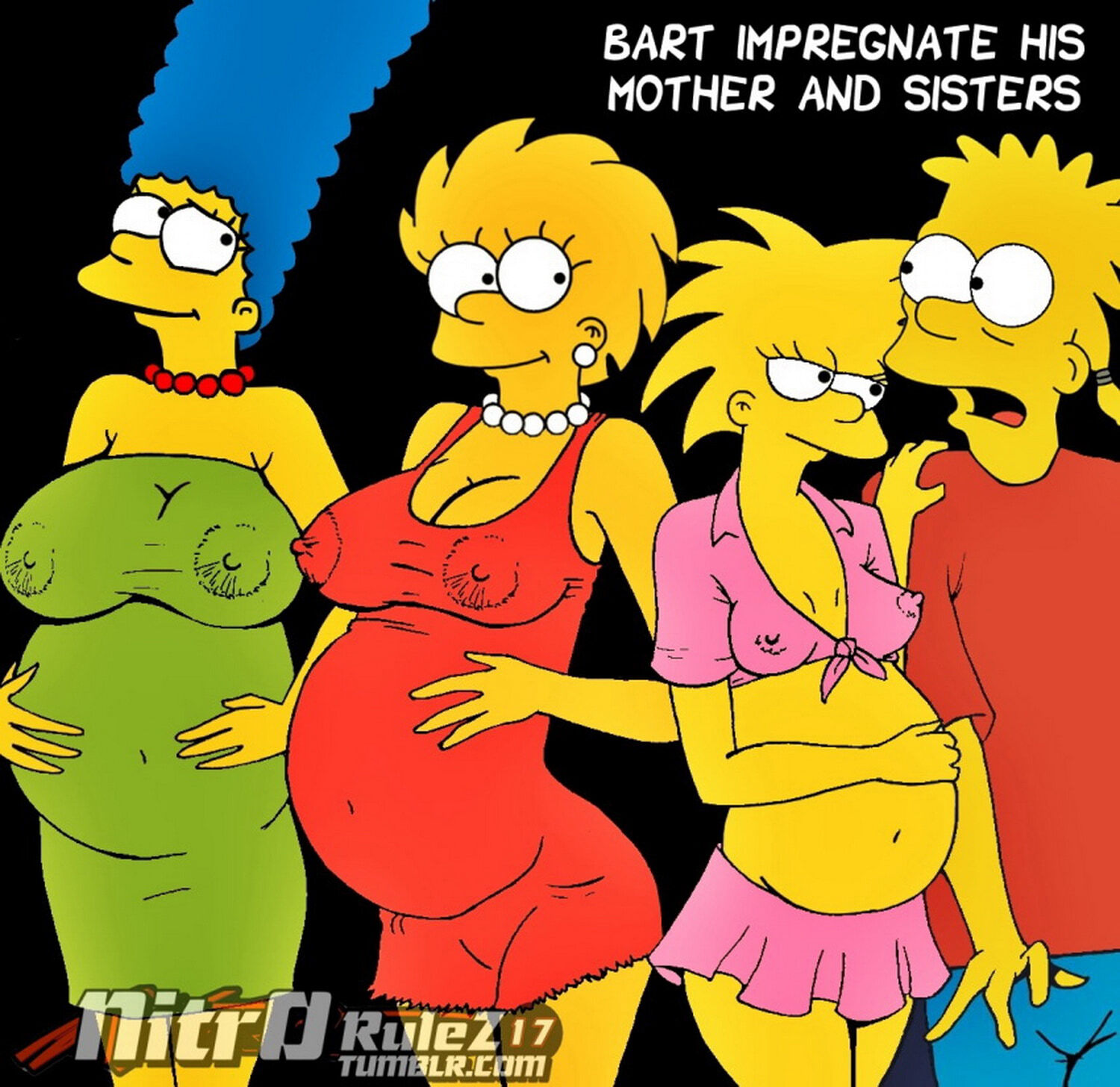 Preggo Milf Toon - Bart Simpson and Maggie Simpson Pregnant Milf < Your Cartoon Porn
