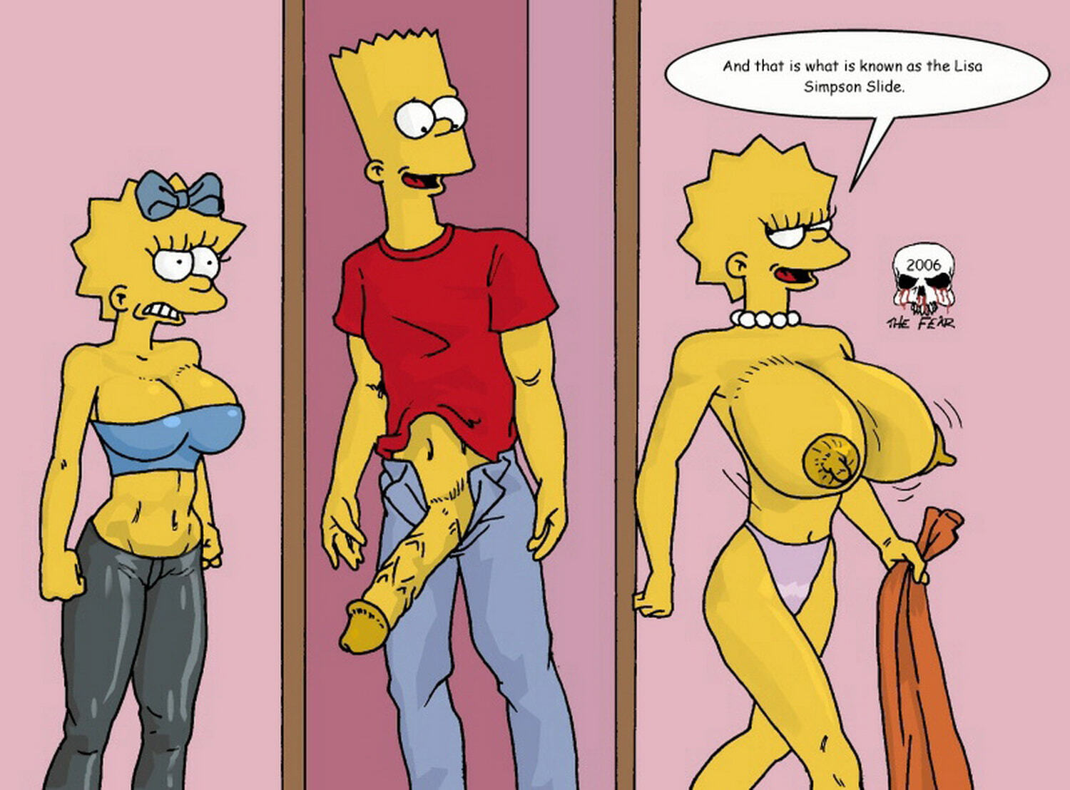 Bart Simpson and Maggie Simpson XXX Hentai R34