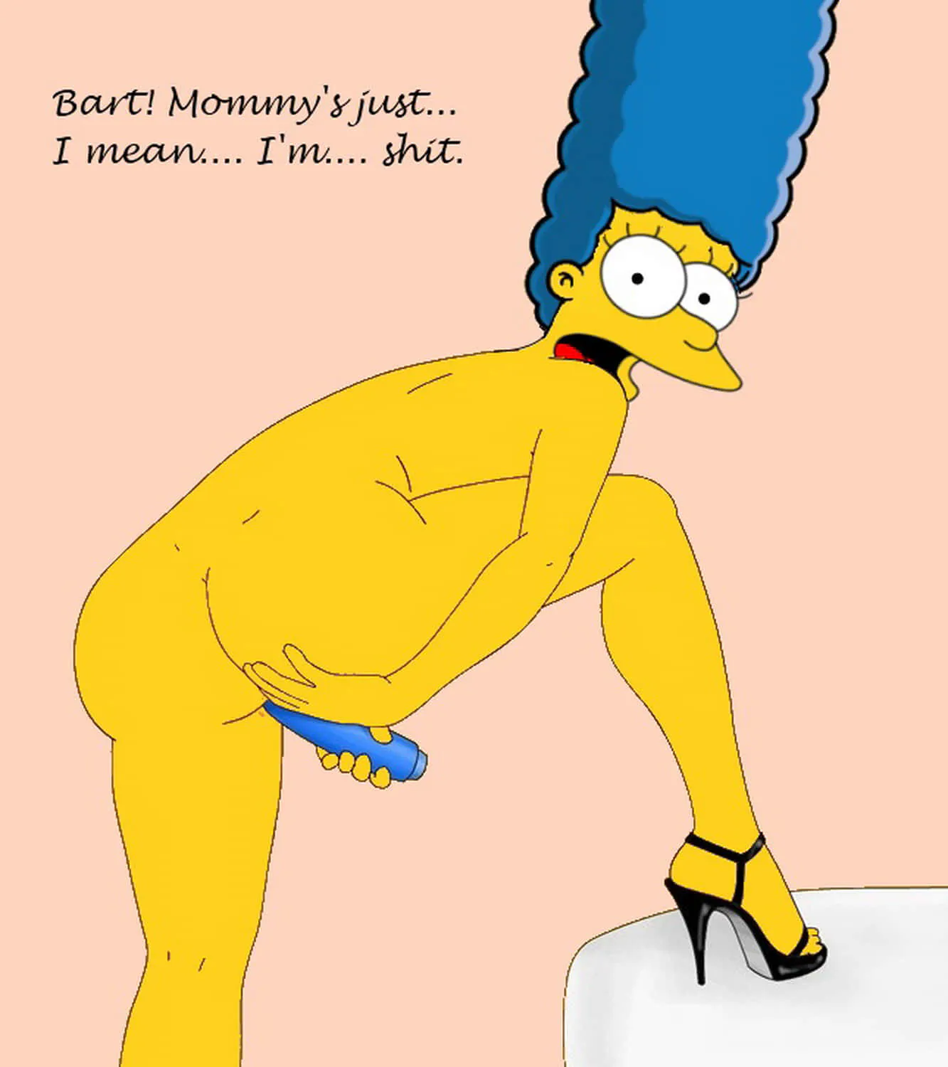 Bart Simpson and Marge Simpson Dildo
