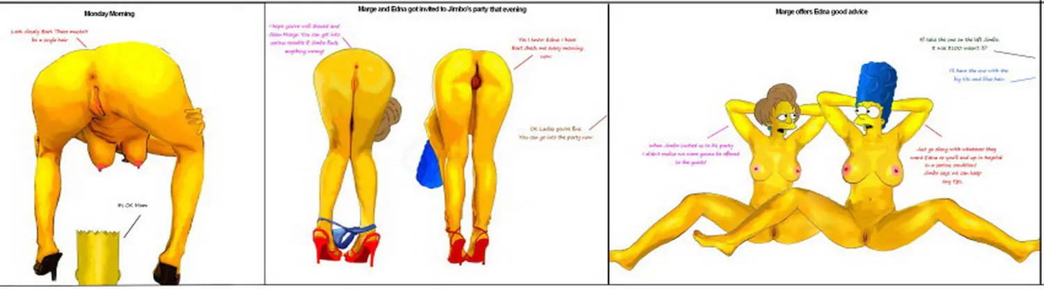 Bart Simpson and Marge Simpson Hentai XXX Pics