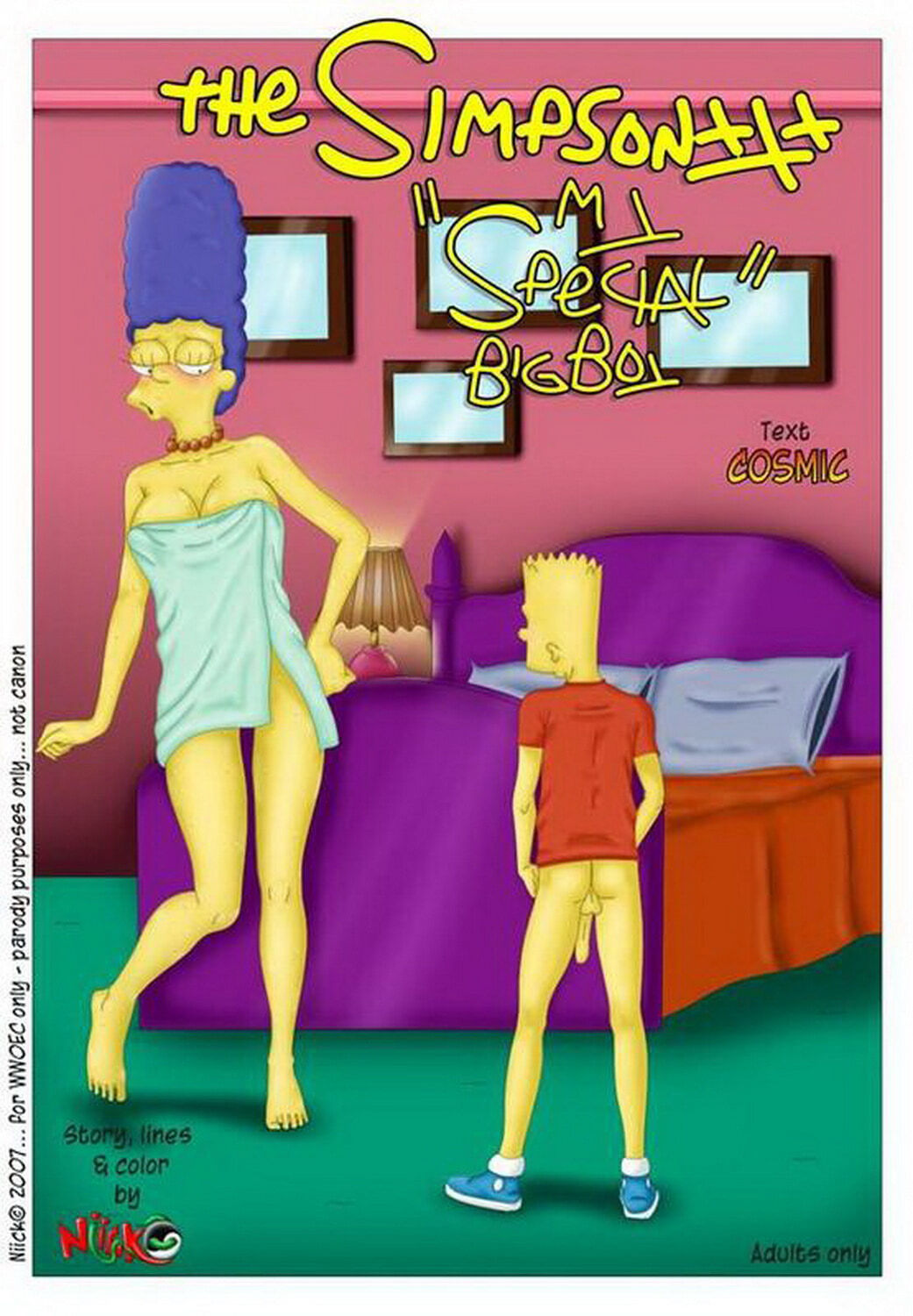 Cartoon Porn Text - Bart Simpson and Marge Simpson Milf > Your Cartoon Porn