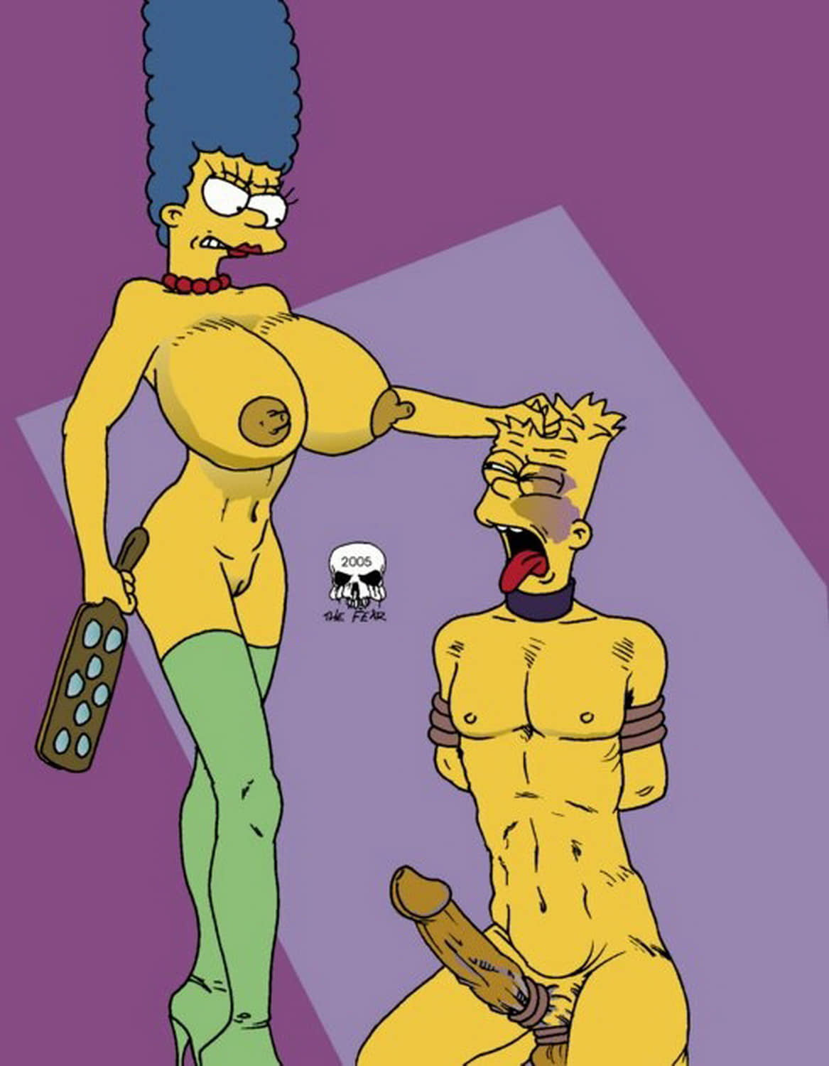 Bart Simpson Spanking