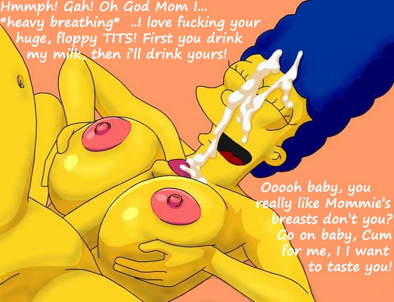 Cum On Tits Toons - Bart Simpson and Marge Simpson Tits Cum > Your Cartoon Porn