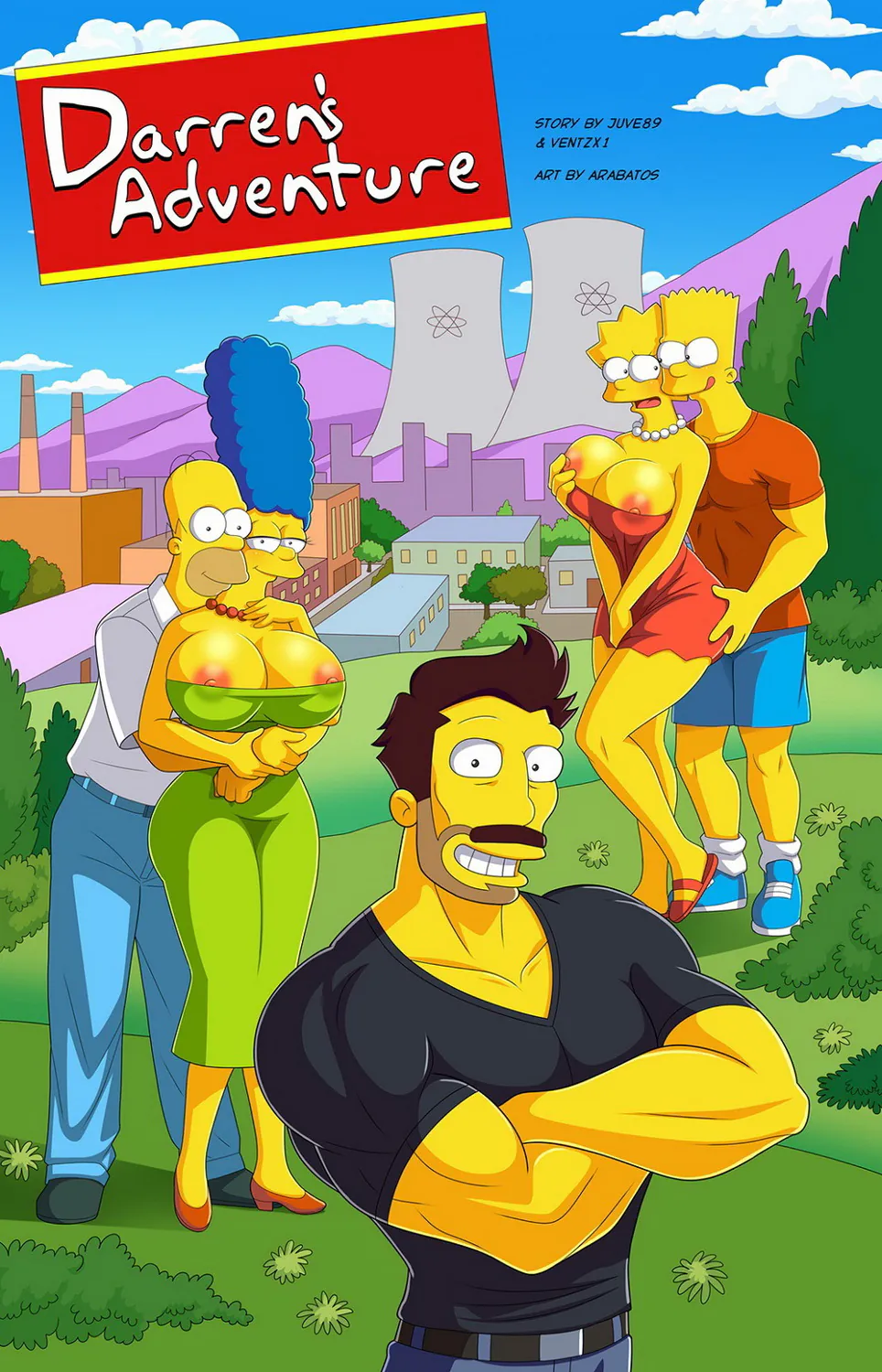Bart Simpson and Marge Simpson XXX Hentai Hot