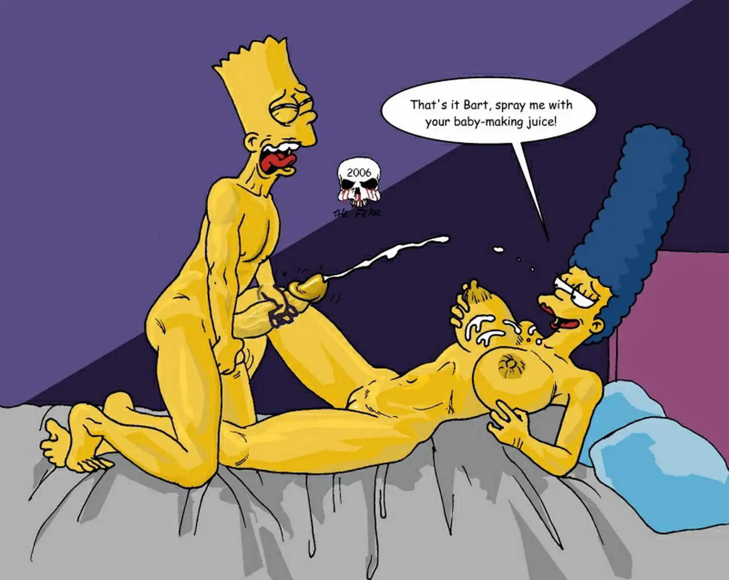 Bart Simpson and Marge Simpson XXX Hentai Twitter
