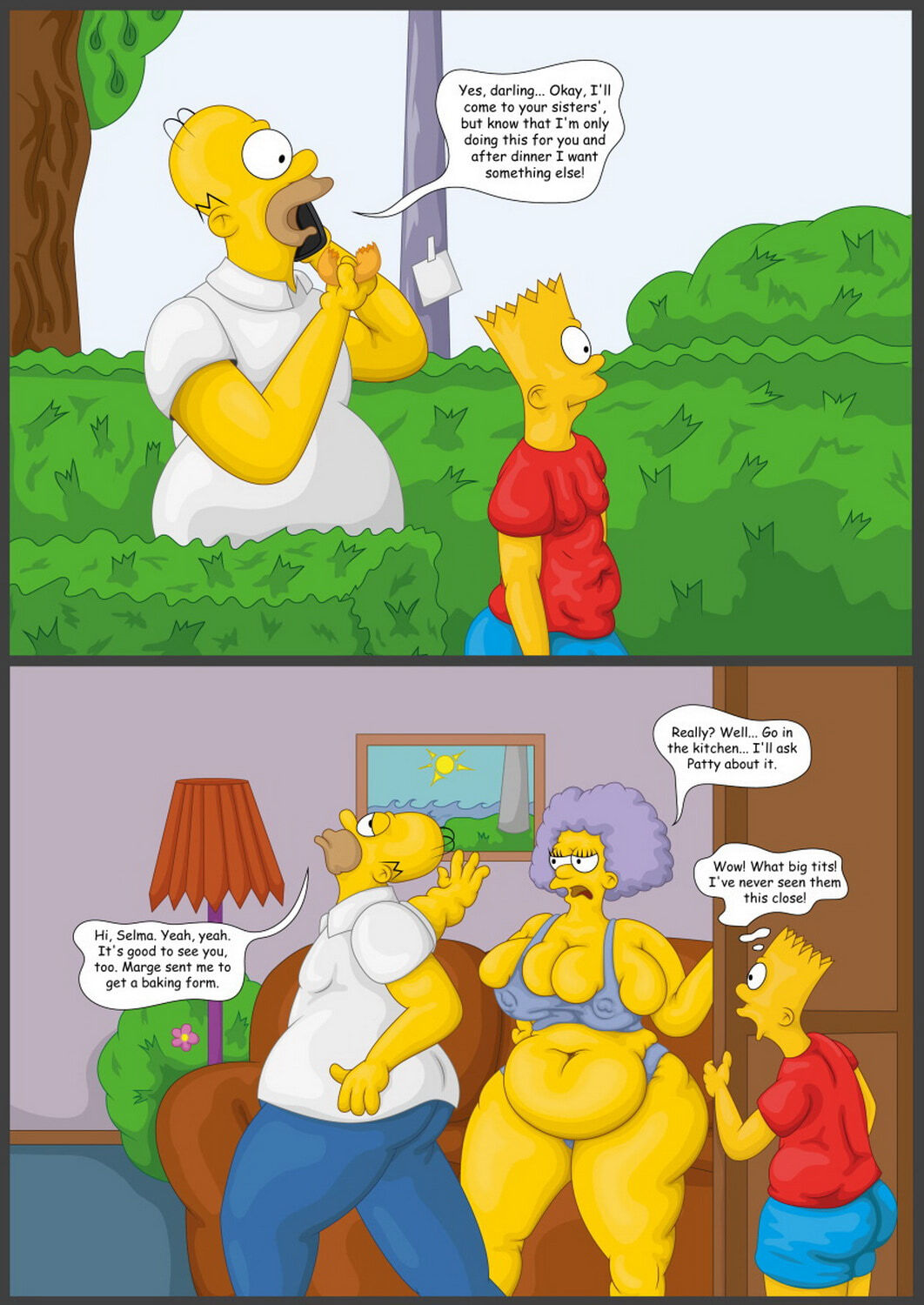 The Patty Selma And Marge Simpson Porn - Bart Simpson and Patty And Selma Bouvier Big Breast Chubby > Your Cartoon  Porn